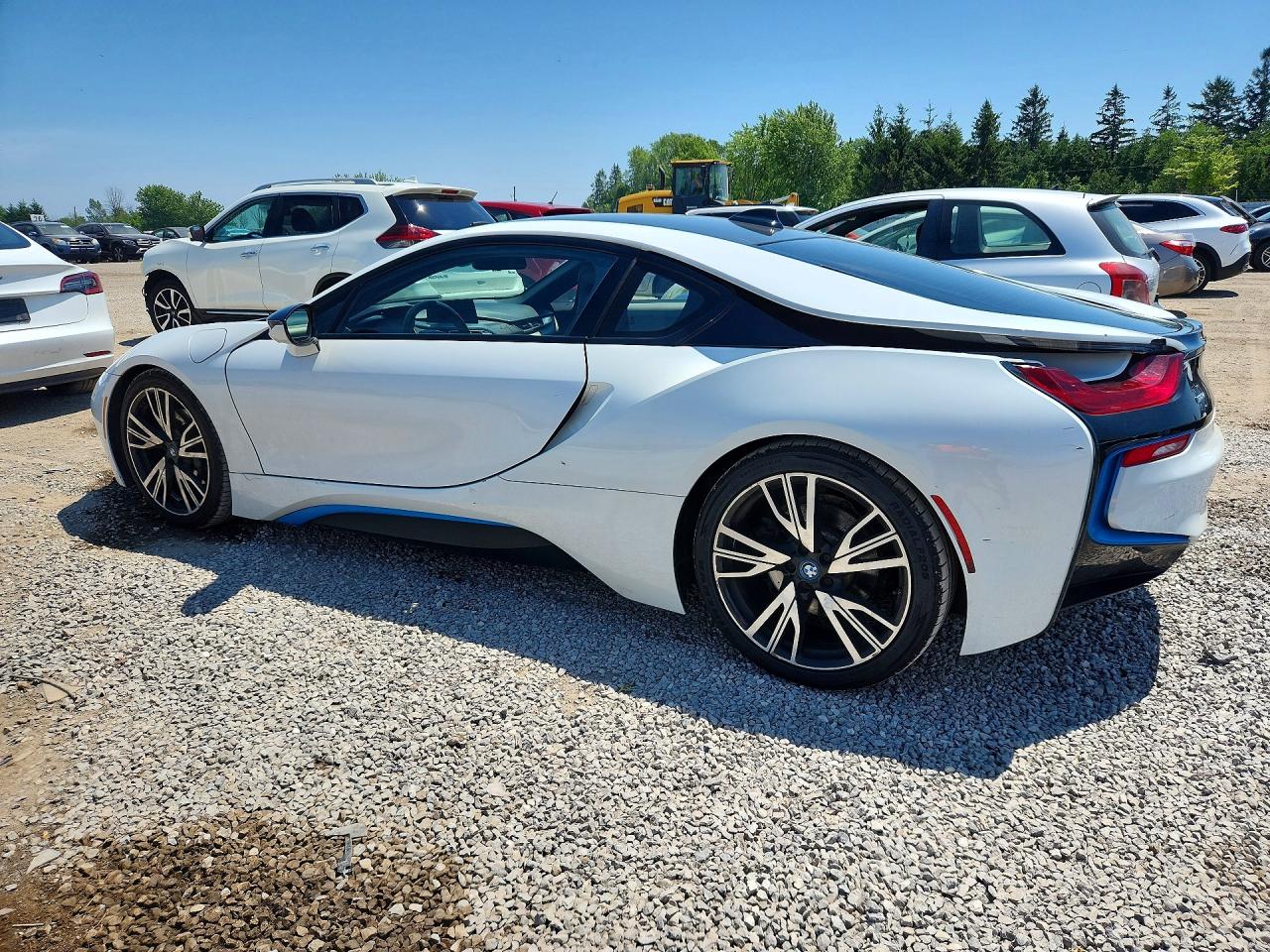 2015 Bmw I8 White vin: WBY2Z2C51FV392210