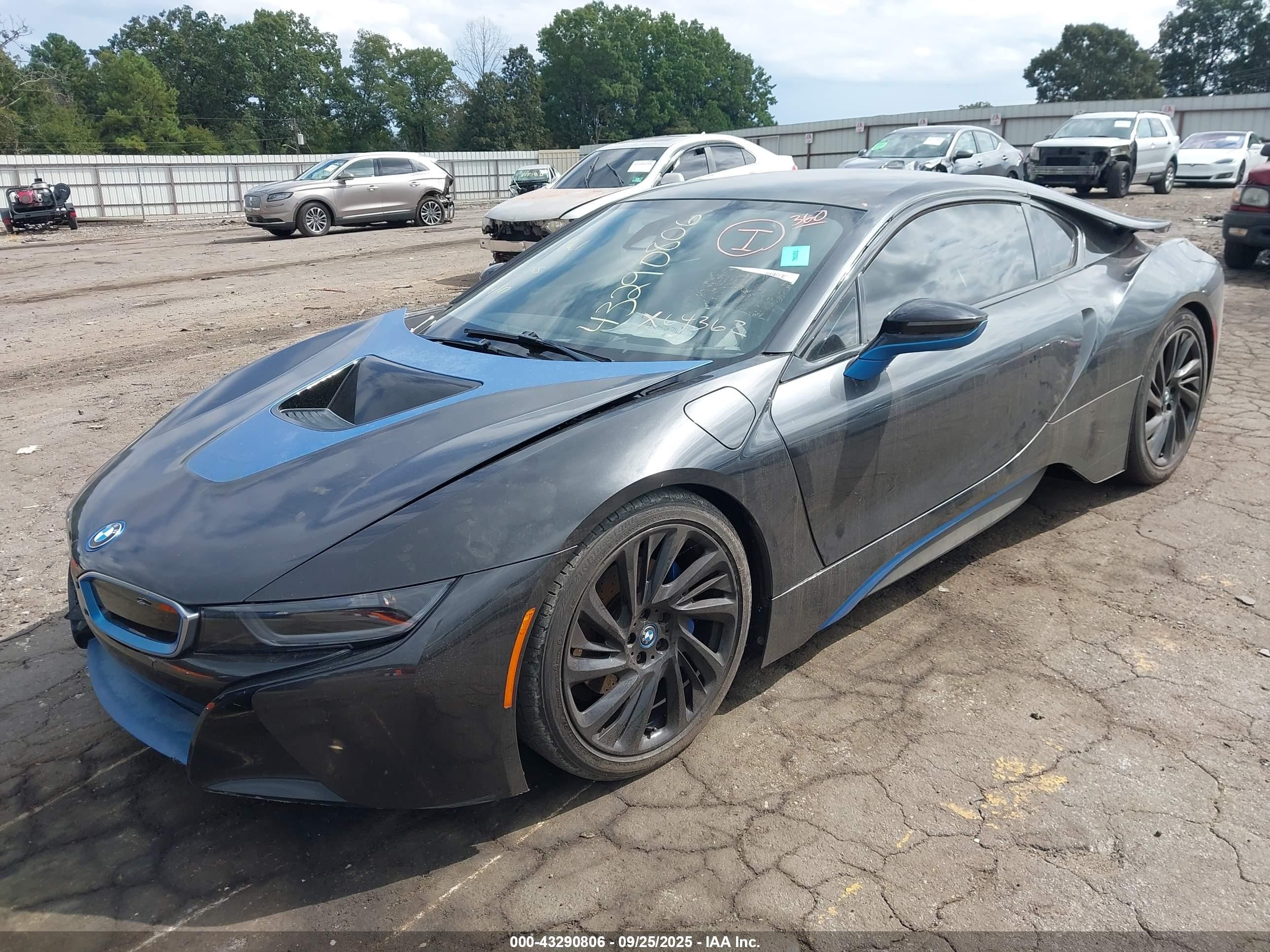 2014 Bmw I8   Black vin: WBY2Z2C52EVX64362