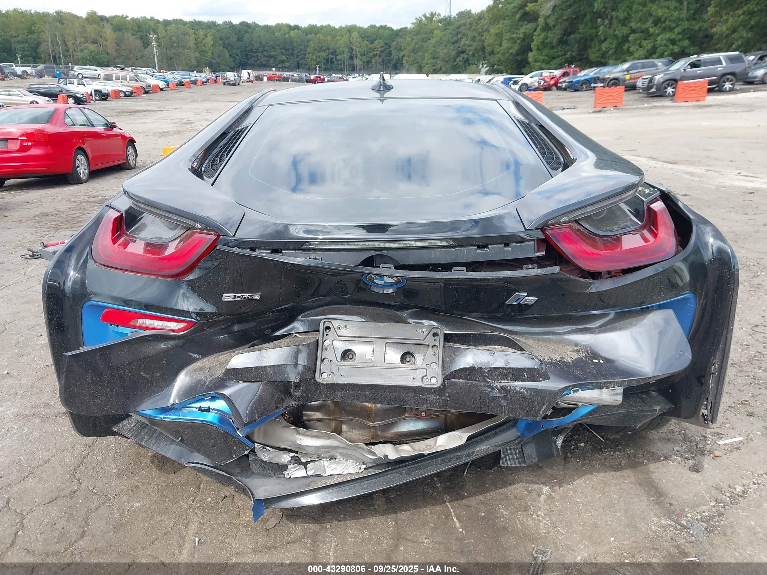2014 Bmw I8   Black vin: WBY2Z2C52EVX64362