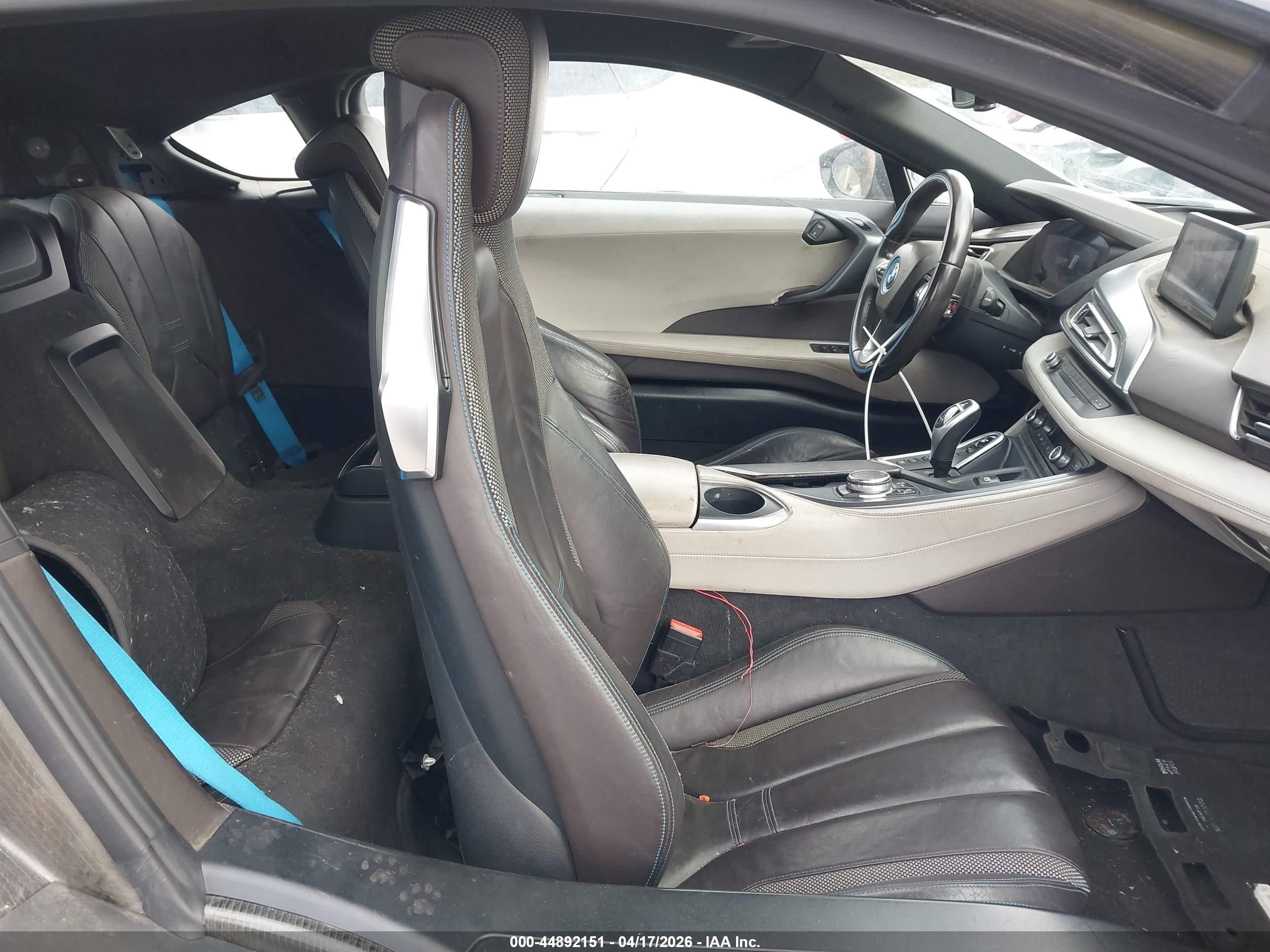 2014 Bmw I8 White vin: WBY2Z2C52EVX64376