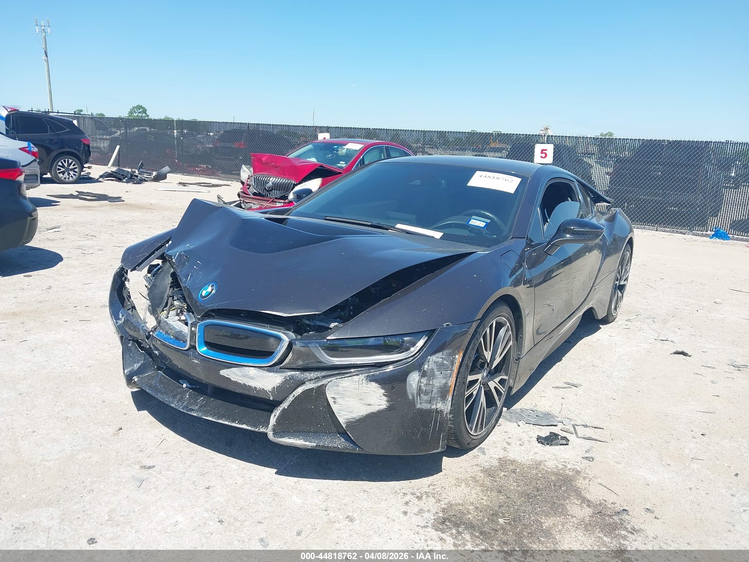 2014 Bmw I8 Black vin: WBY2Z2C52EVX64572