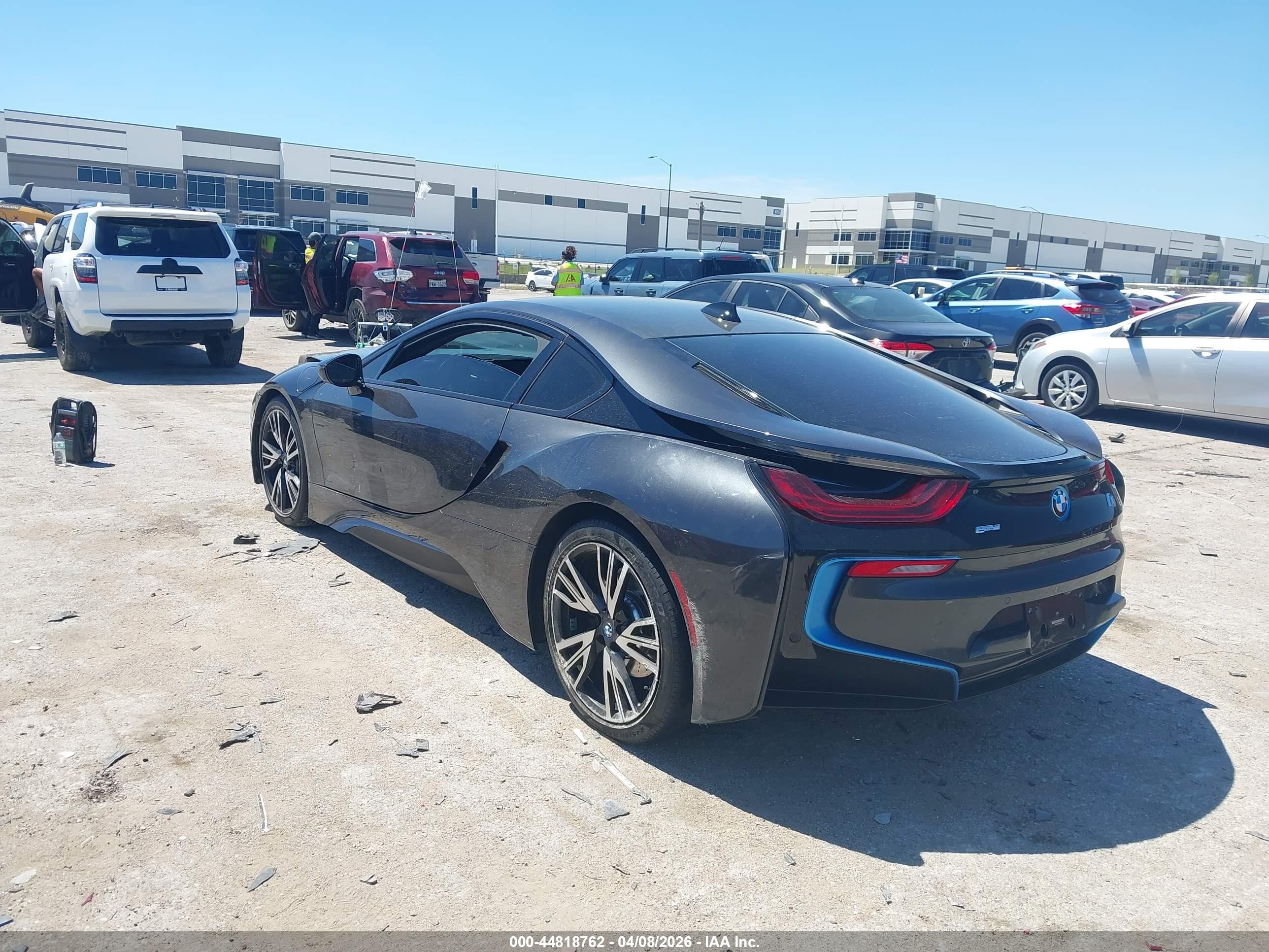 2014 Bmw I8 Black vin: WBY2Z2C52EVX64572