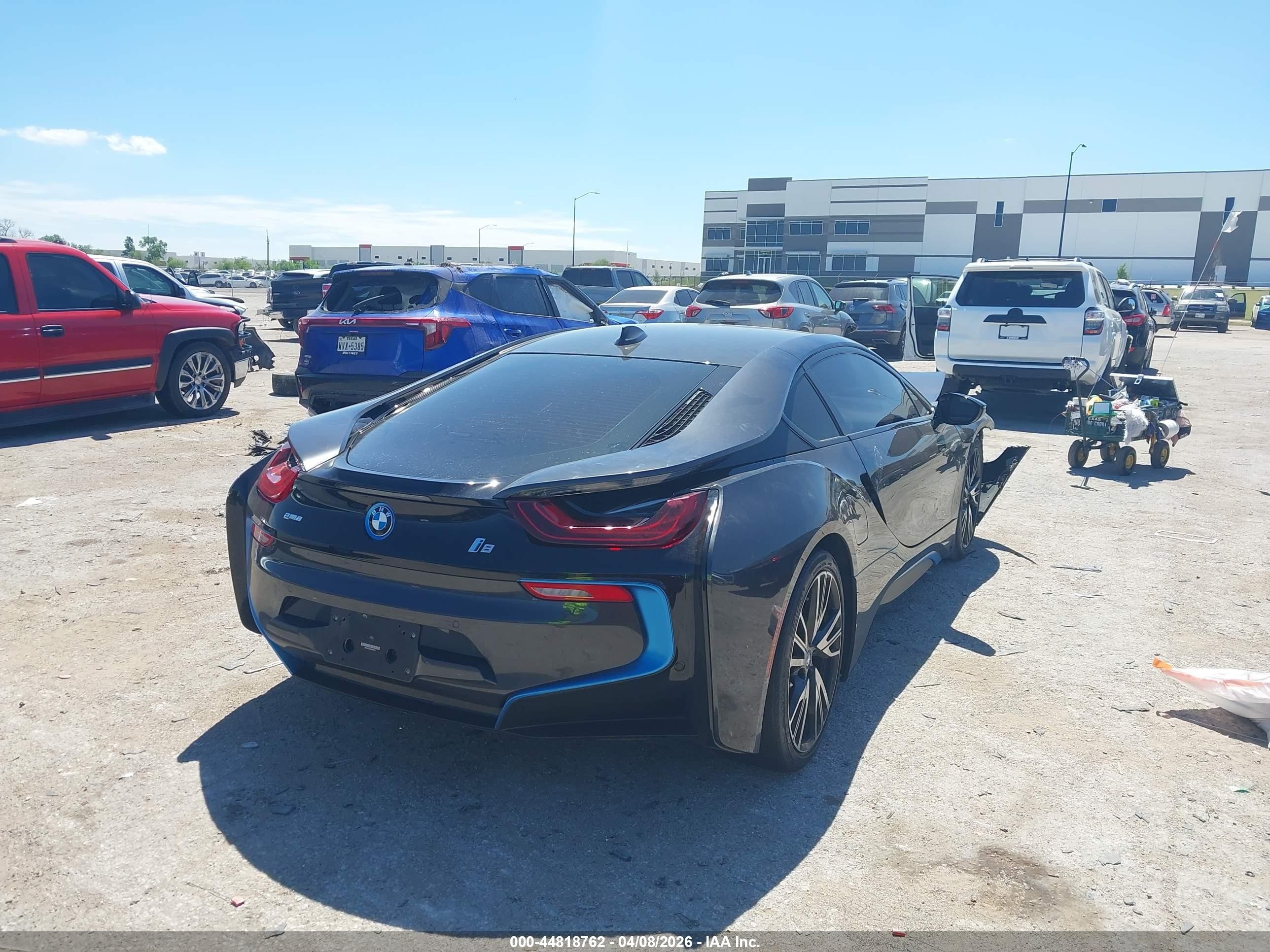 2014 Bmw I8 Black vin: WBY2Z2C52EVX64572