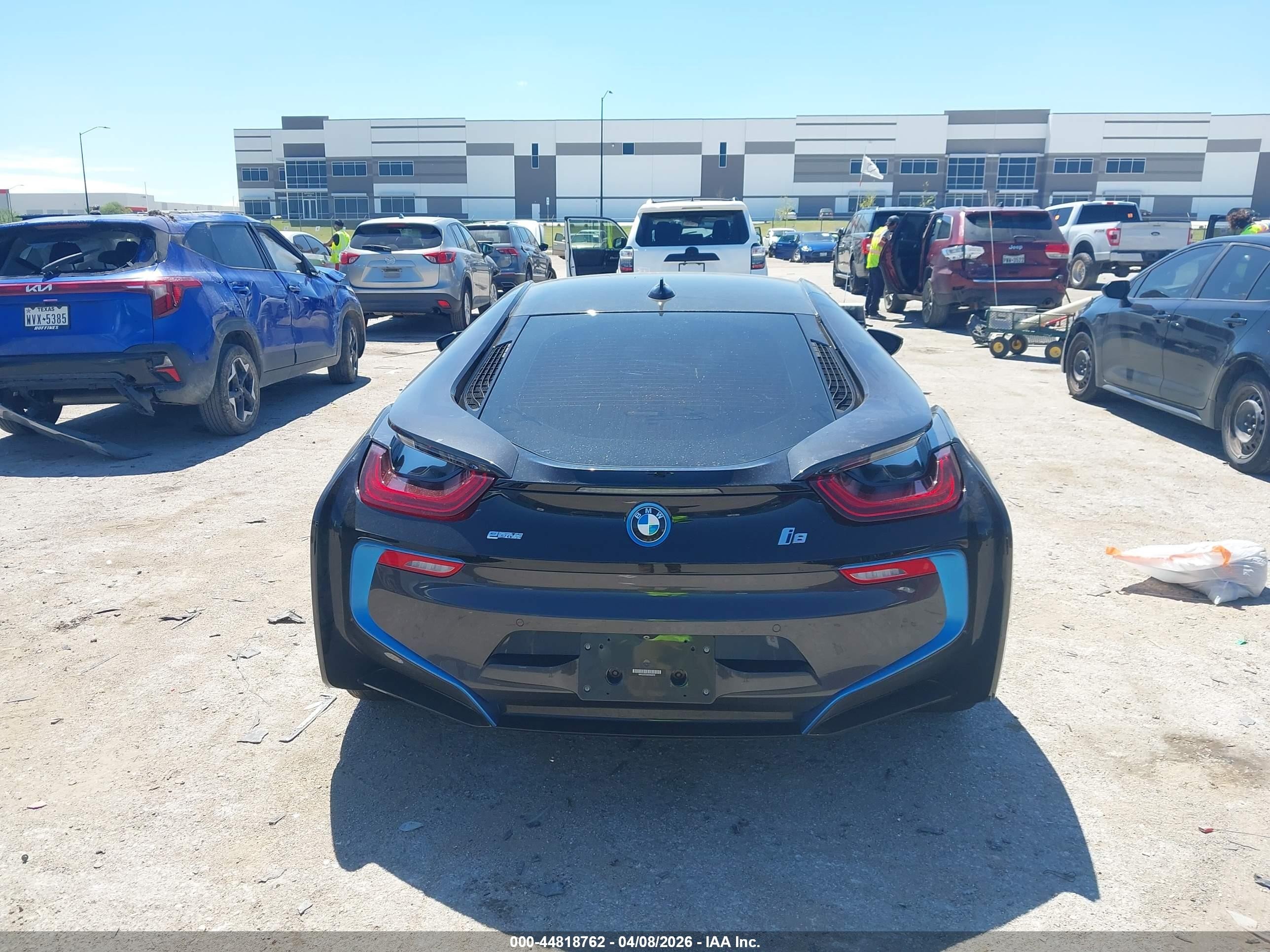 2014 Bmw I8 Black vin: WBY2Z2C52EVX64572