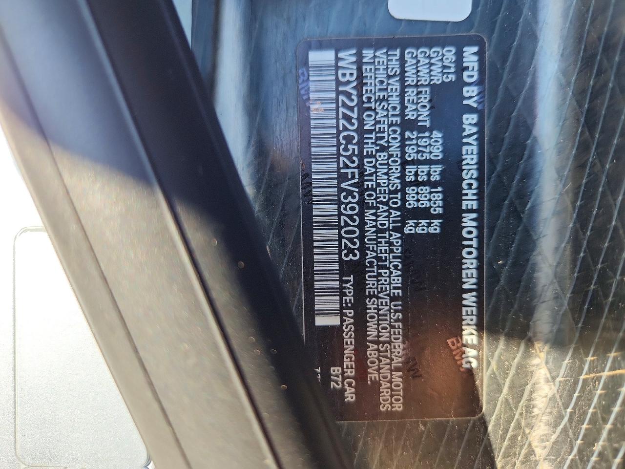 2015 Bmw Motorrad I8 Серебряный vin: WBY2Z2C52FV392023