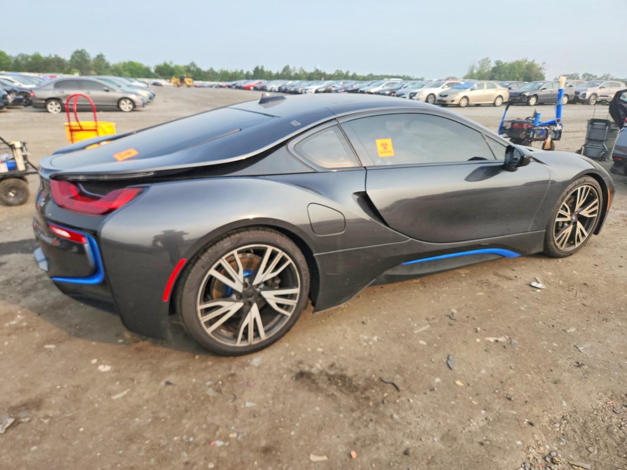 2015 Bmw I8 Gray vin: WBY2Z2C52FV392541