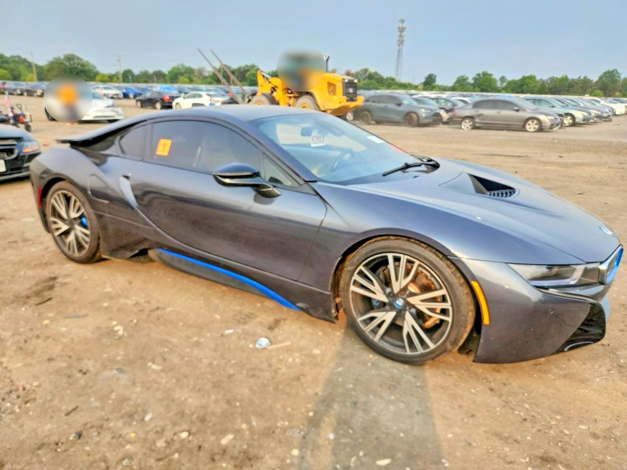 2015 Bmw I8 Gray vin: WBY2Z2C52FV392541