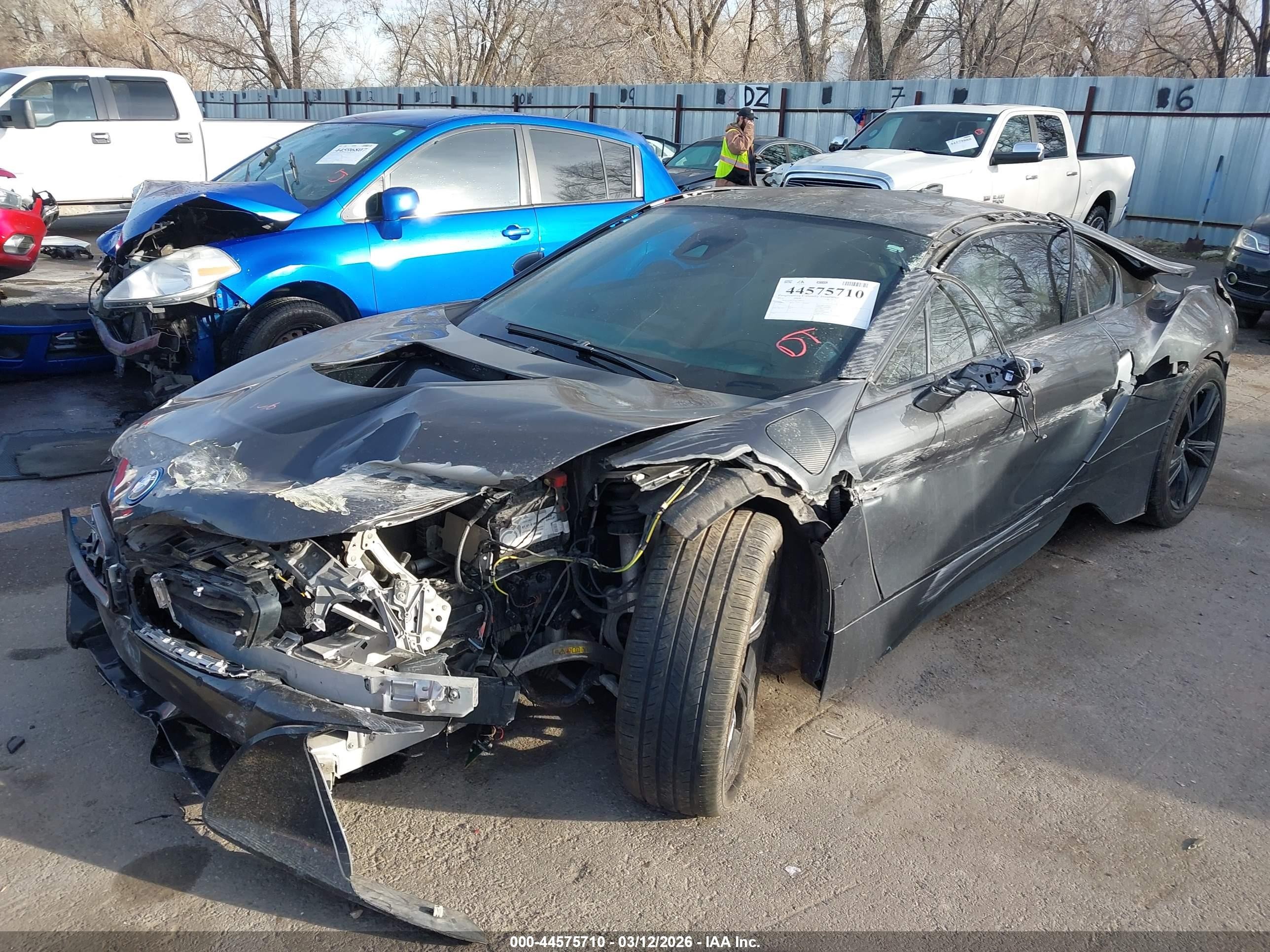 2014 Bmw I8   Серый vin: WBY2Z2C53EVX64242