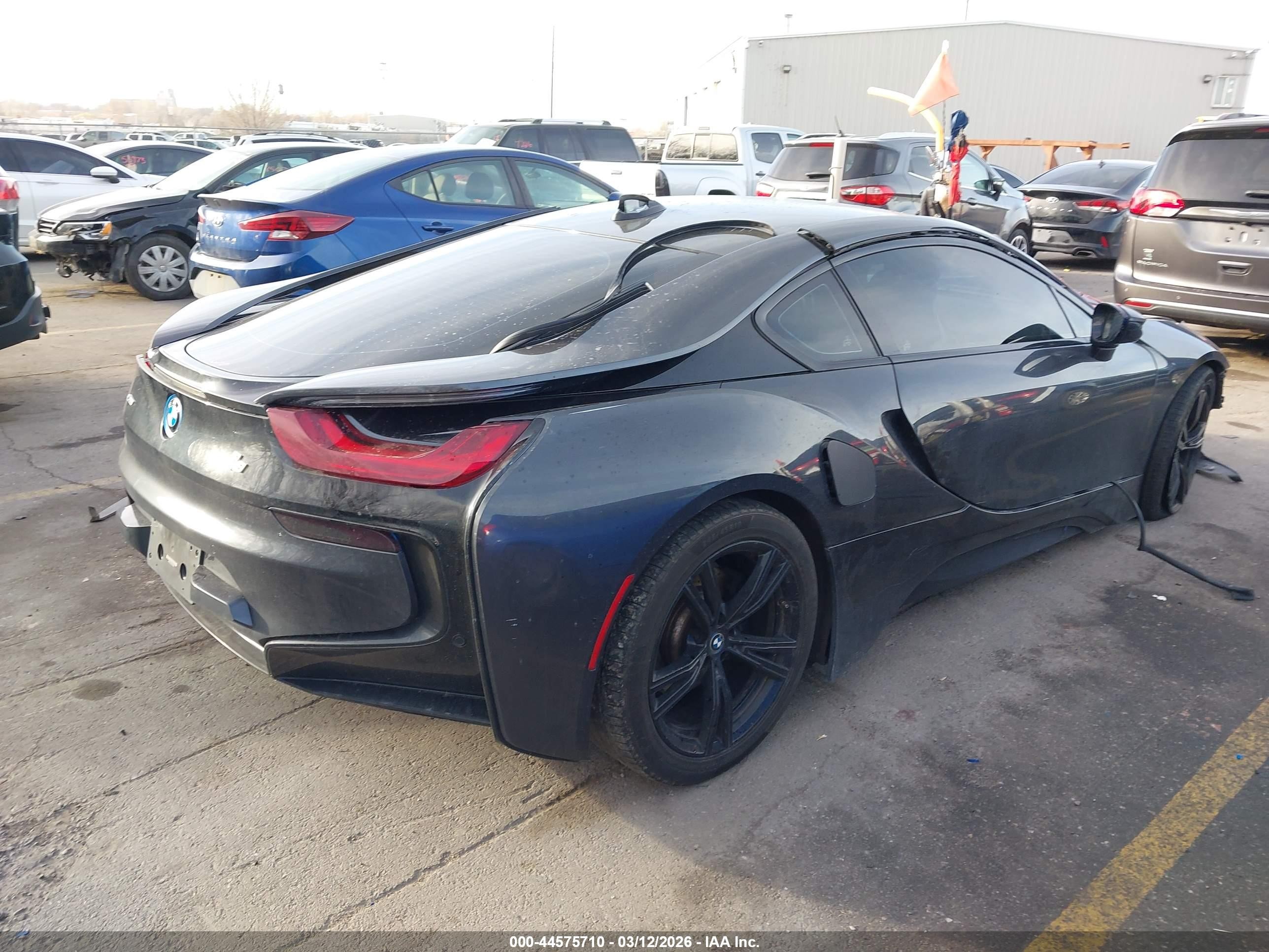 2014 Bmw I8   Серый vin: WBY2Z2C53EVX64242