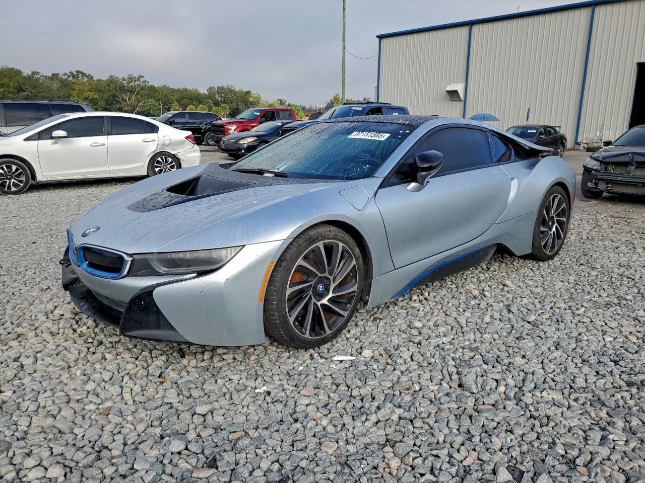 2014 Bmw I8 Серебряный vin: WBY2Z2C53EVX64709