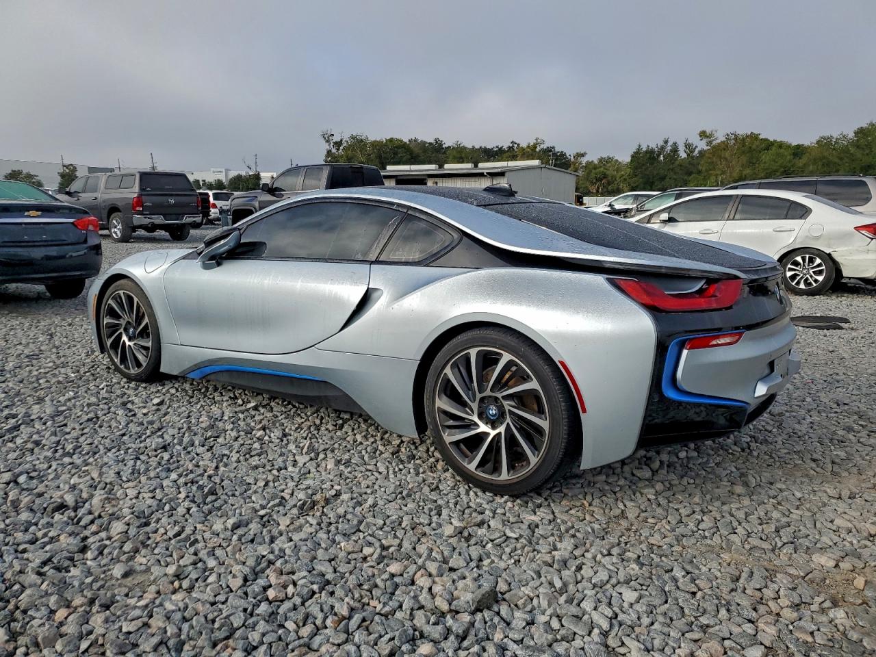 2014 Bmw I8 Silver vin: WBY2Z2C53EVX64709