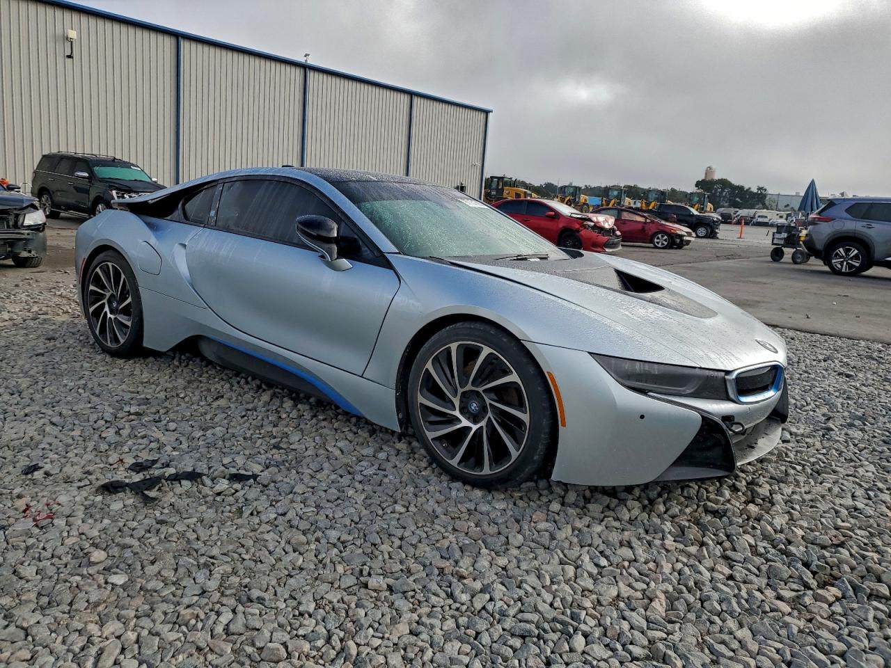 2014 Bmw I8 Silver vin: WBY2Z2C53EVX64709