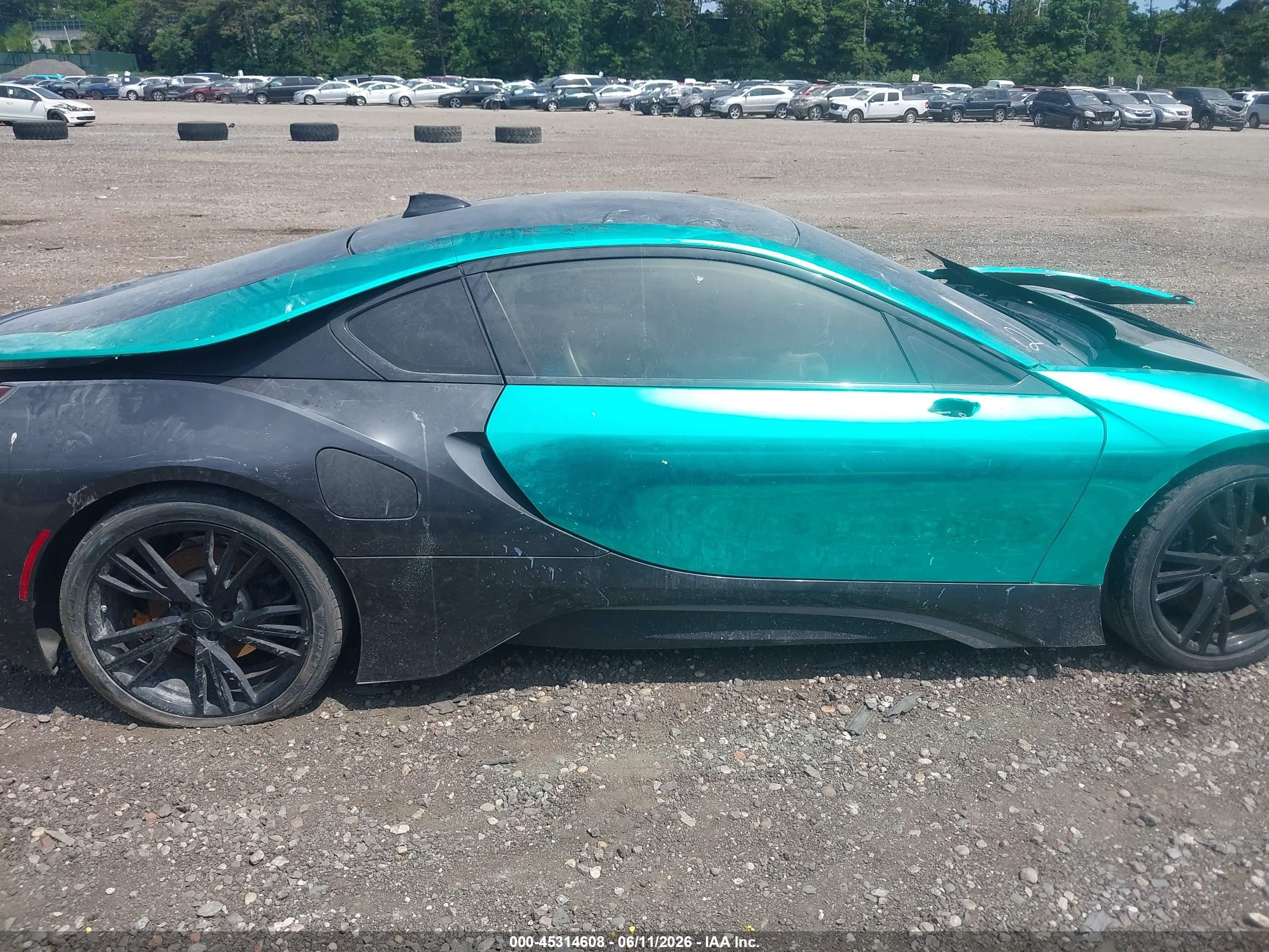 2014 Bmw I8 Black vin: WBY2Z2C53EVX64760