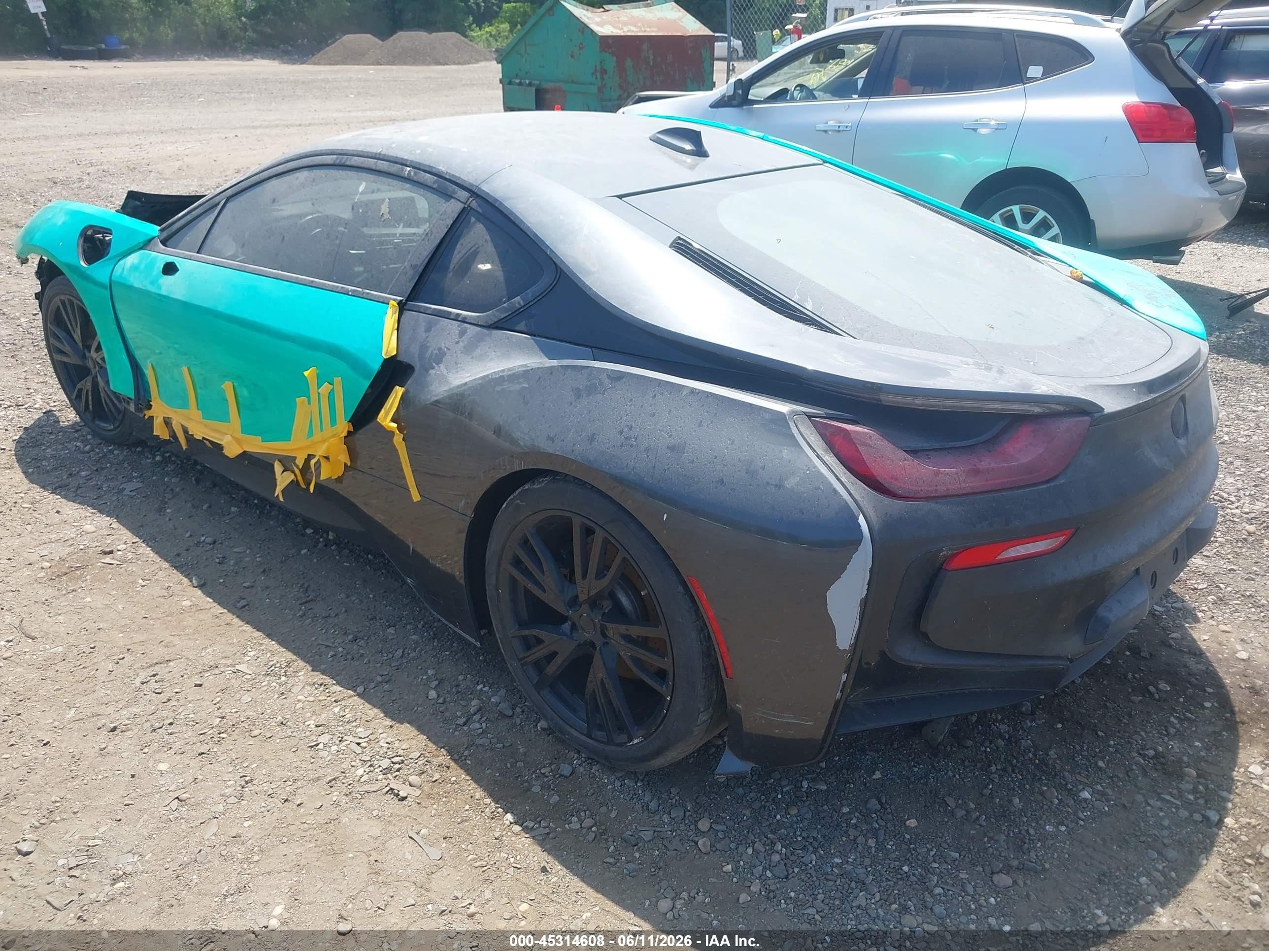 2014 Bmw I8 Black vin: WBY2Z2C53EVX64760