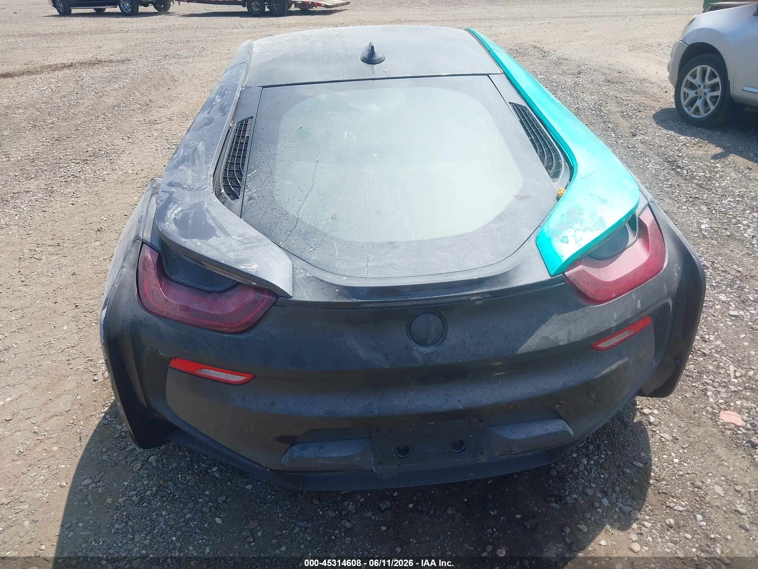 2014 Bmw I8 Black vin: WBY2Z2C53EVX64760