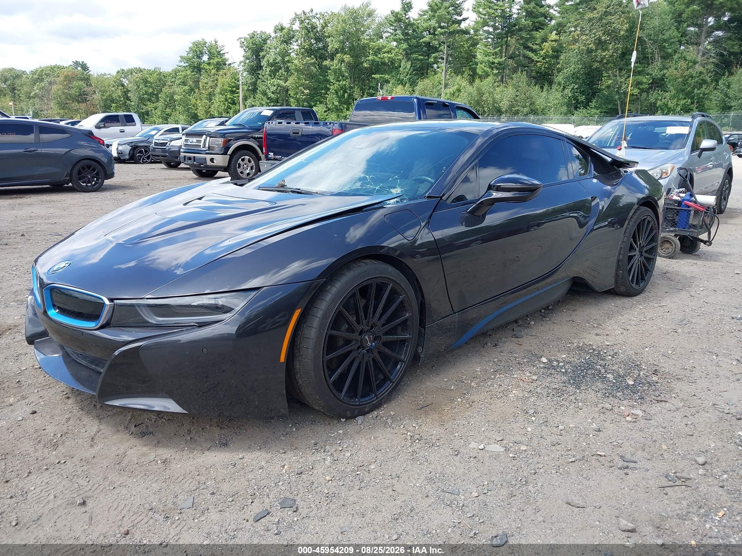 2015 Bmw I8   Черный vin: WBY2Z2C53FV392113