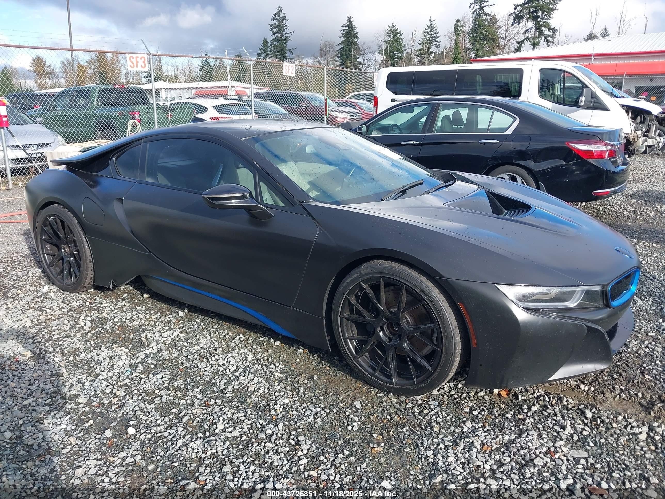 2014 Bmw I8   Black vin: WBY2Z2C54EVX64282