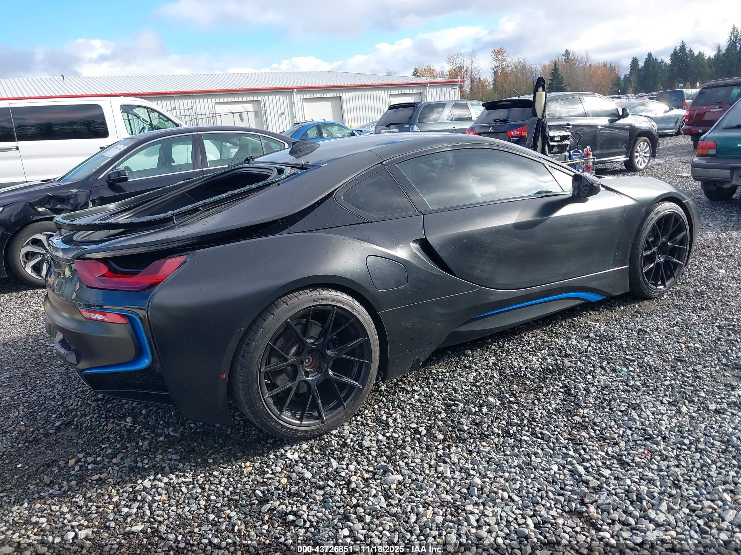 2014 Bmw I8   Black vin: WBY2Z2C54EVX64282
