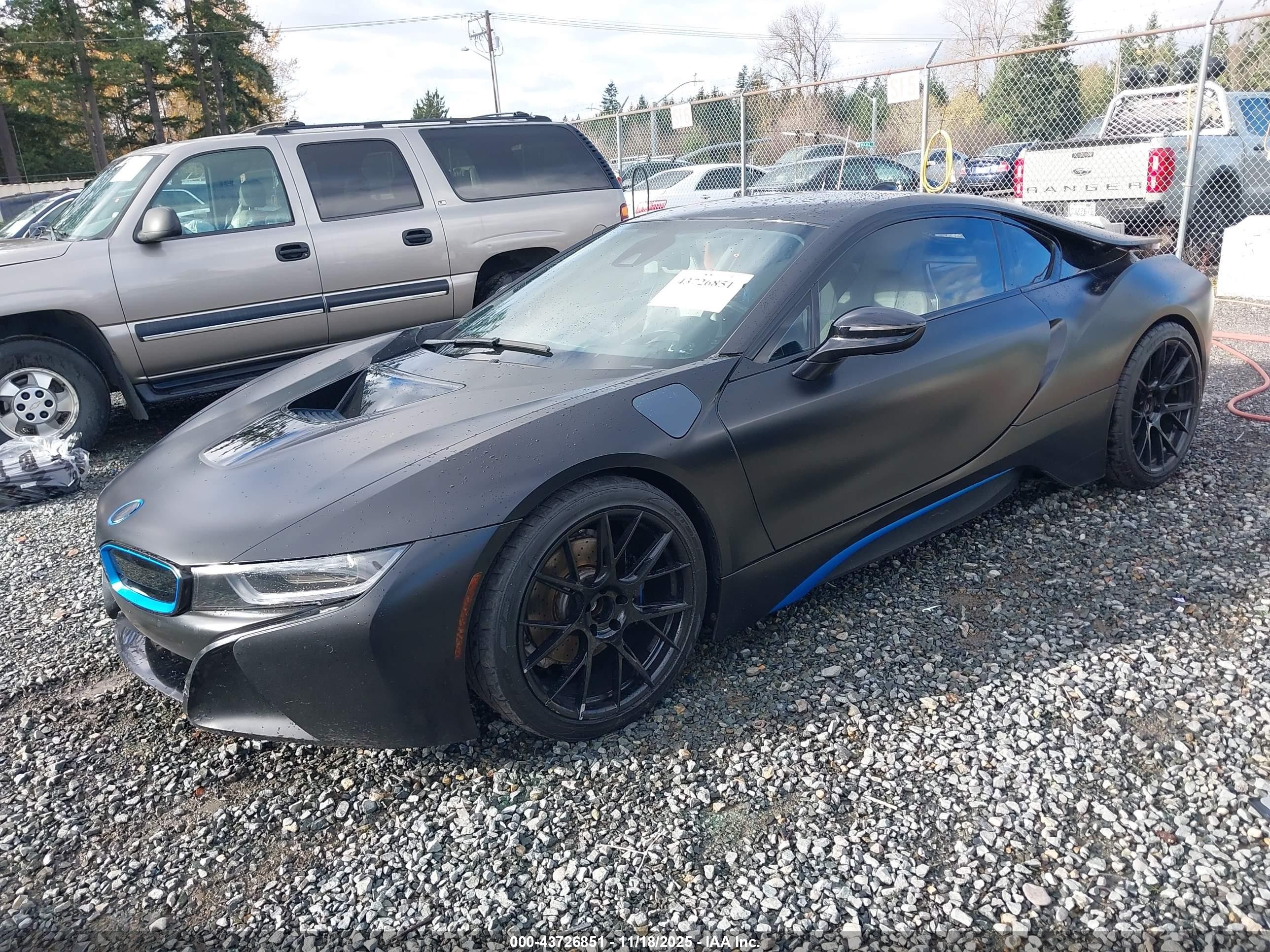 2014 Bmw I8   Black vin: WBY2Z2C54EVX64282