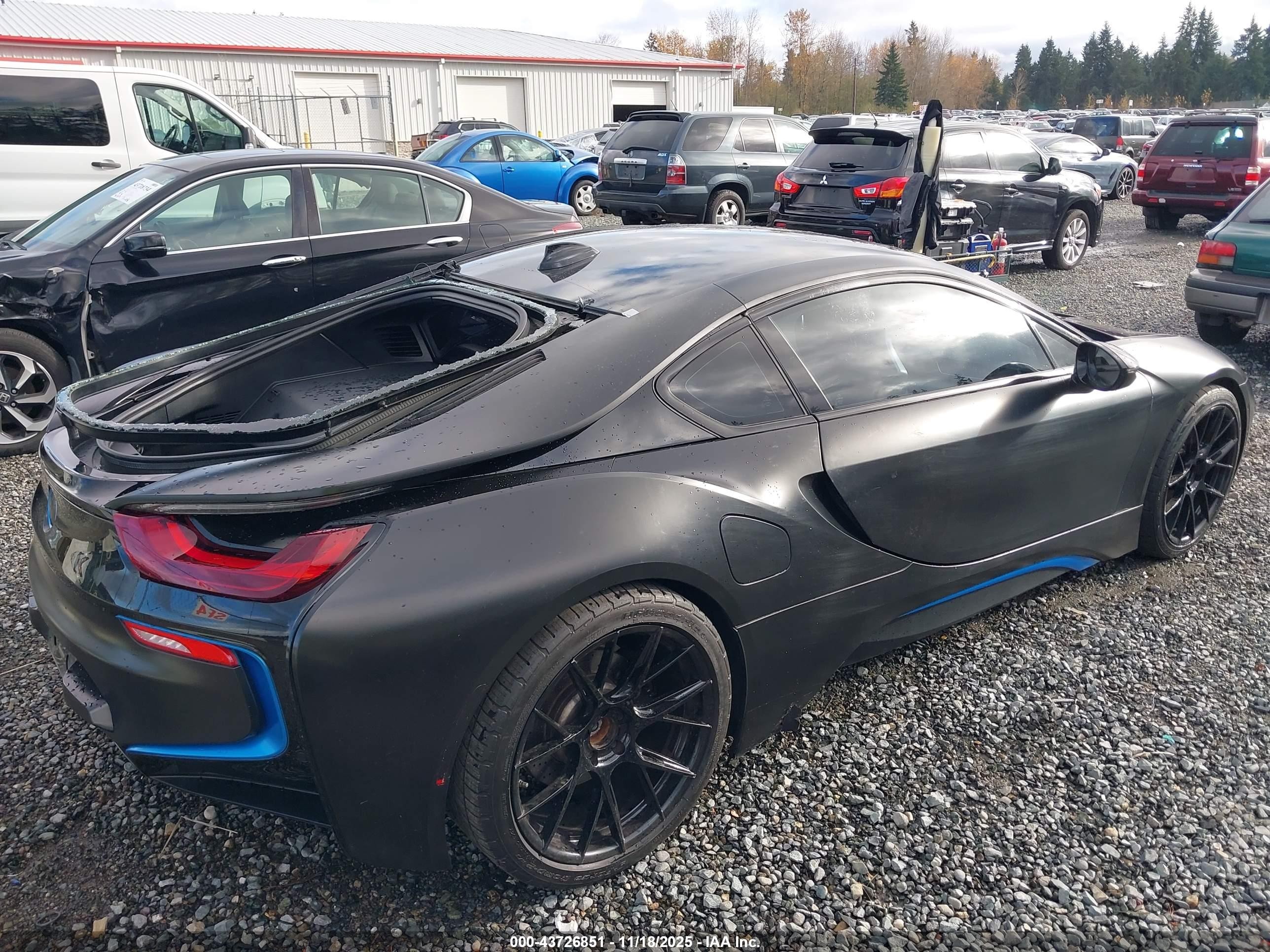 2014 Bmw I8   Black vin: WBY2Z2C54EVX64282