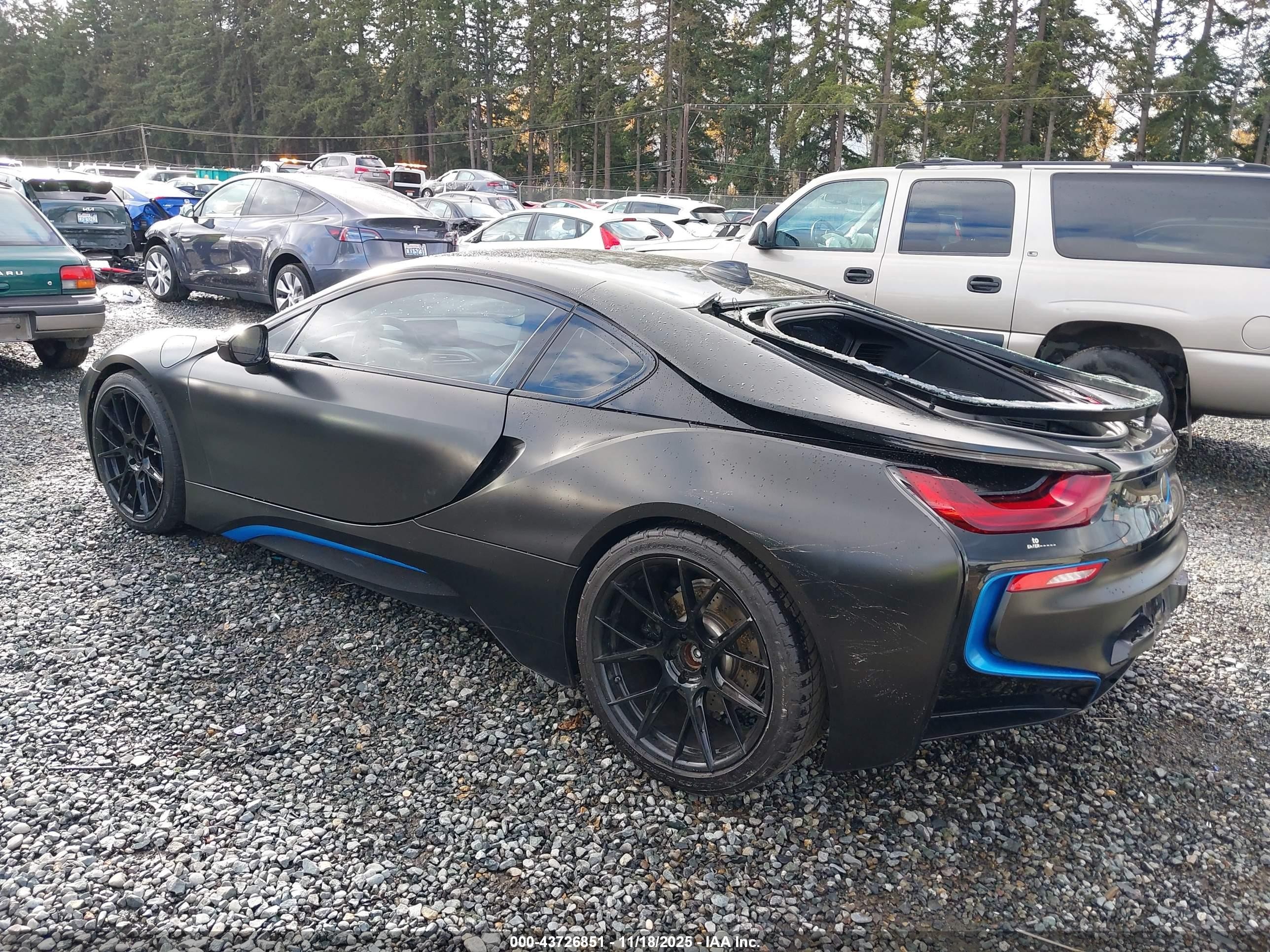 2014 Bmw I8   Black vin: WBY2Z2C54EVX64282