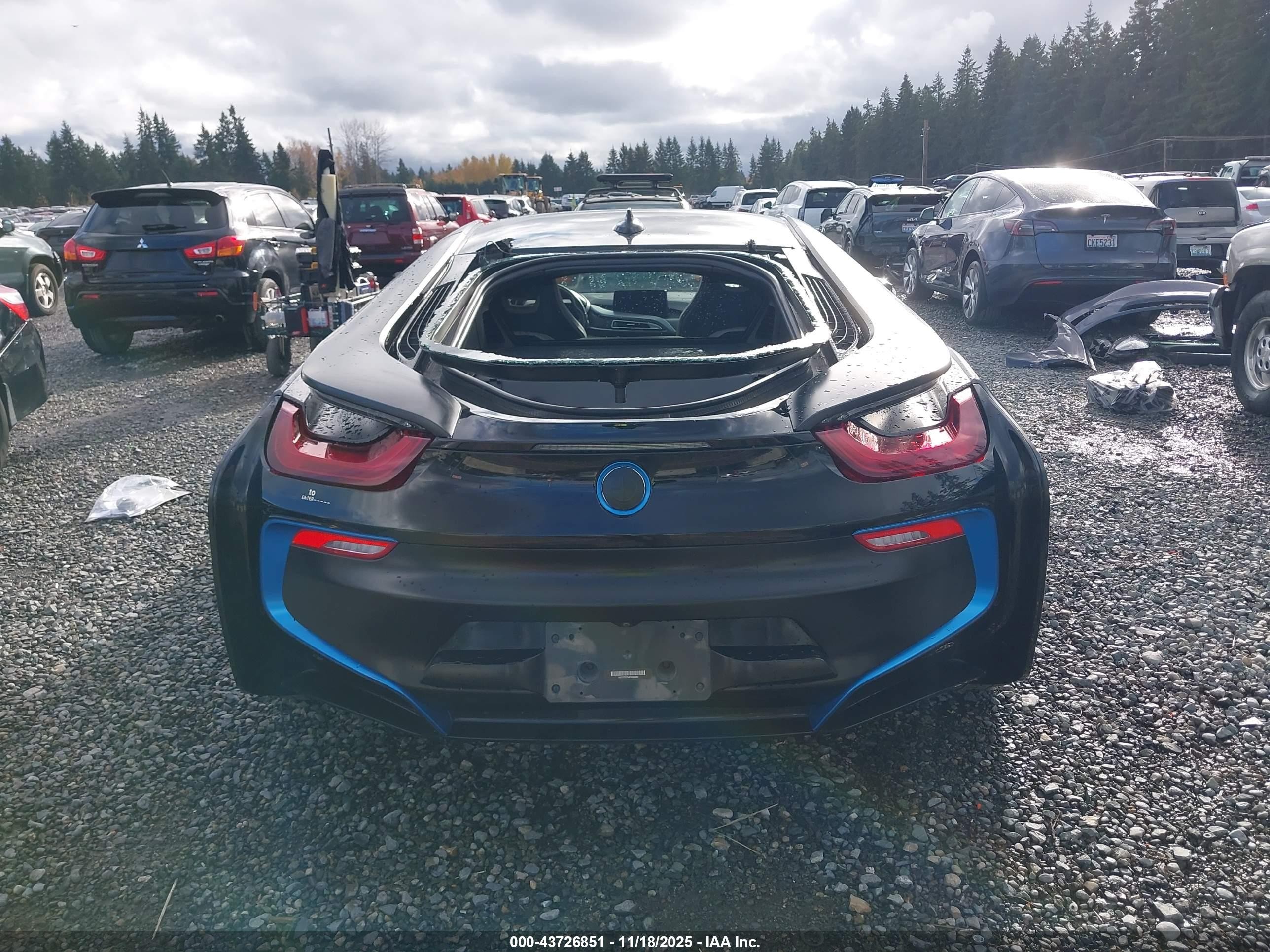 2014 Bmw I8   Black vin: WBY2Z2C54EVX64282