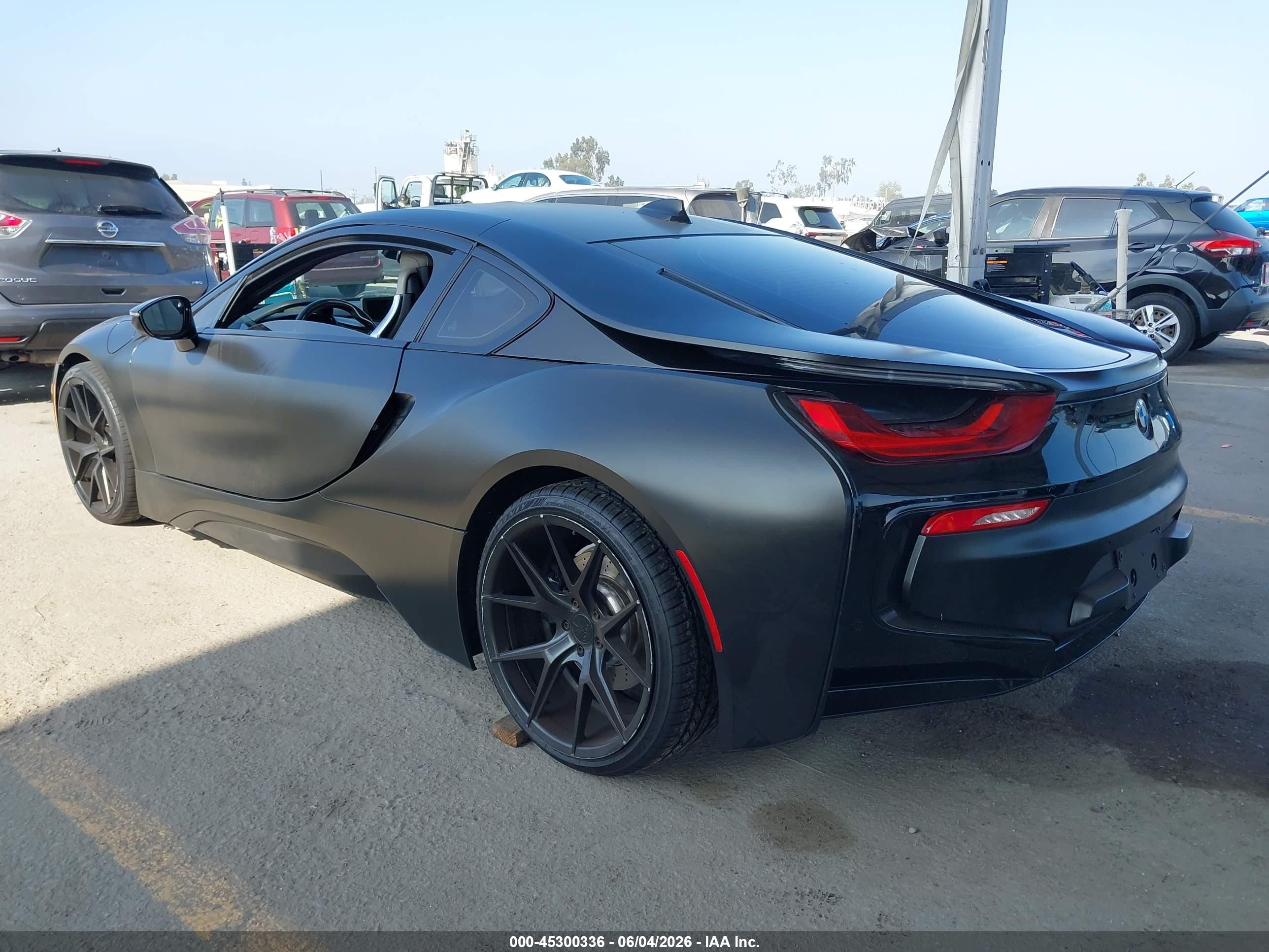 2014 Bmw I8   Black vin: WBY2Z2C55EVX64808