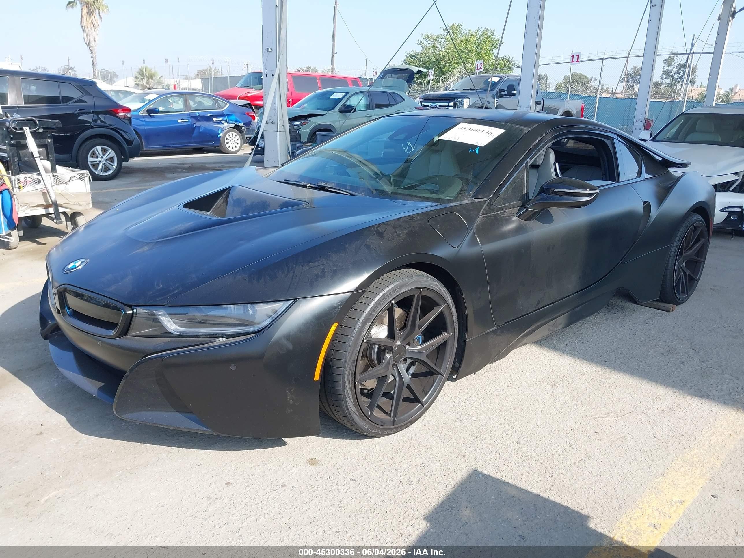 2014 Bmw I8   Black vin: WBY2Z2C55EVX64808