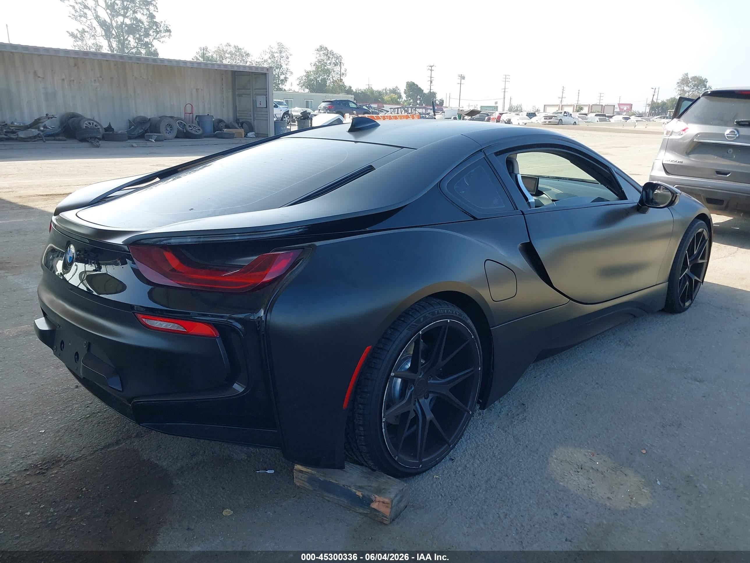 2014 Bmw I8   Black vin: WBY2Z2C55EVX64808