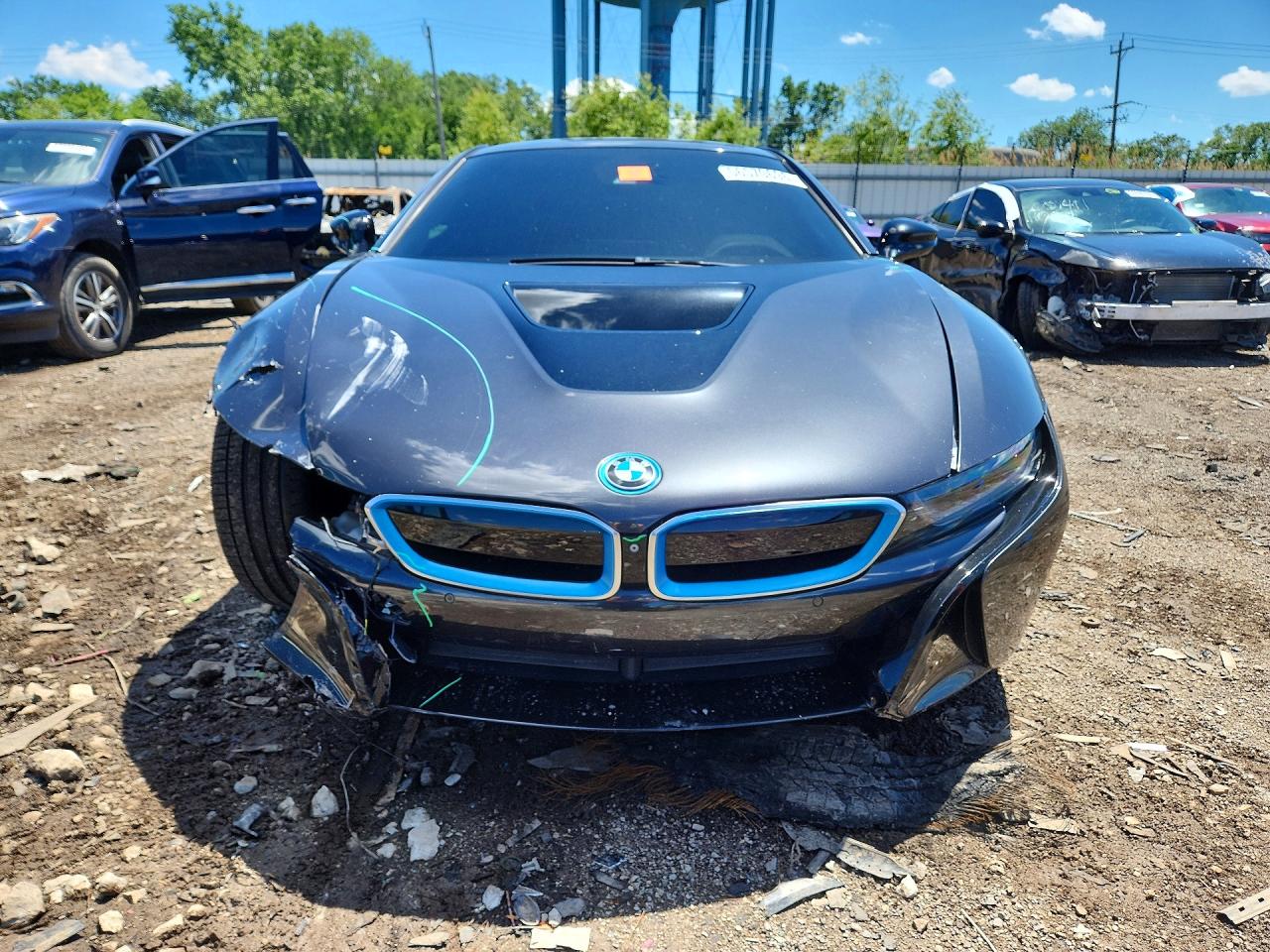 2015 Bmw I8 Blue vin: WBY2Z2C55FV391237