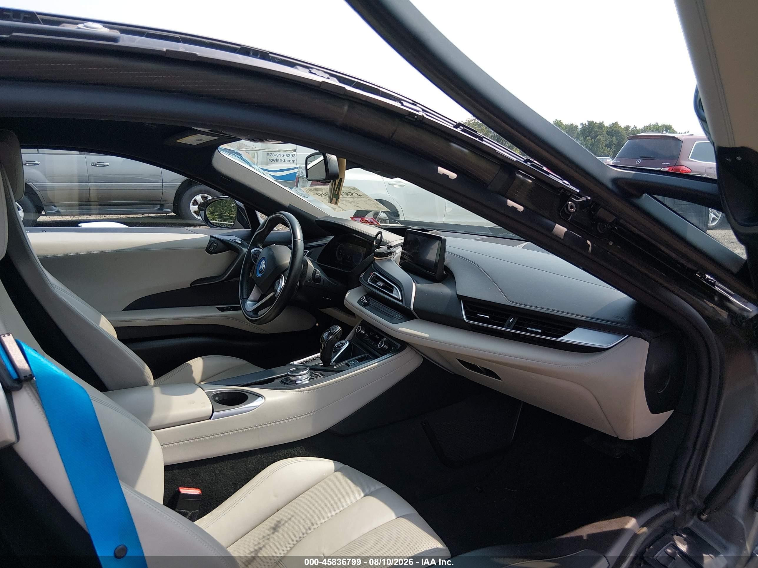 2015 Bmw I8 White vin: WBY2Z2C55FV674222
