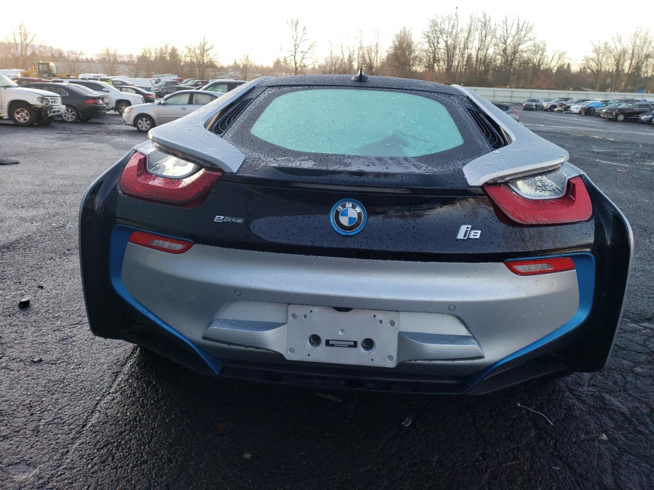 2014 Bmw I8 Silver vin: WBY2Z2C56EVX64641