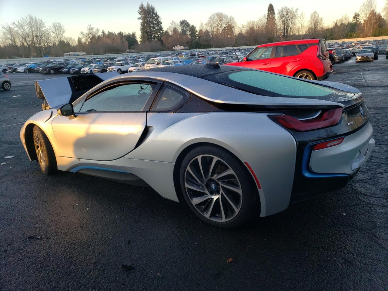 2014 Bmw I8 Silver vin: WBY2Z2C56EVX64641