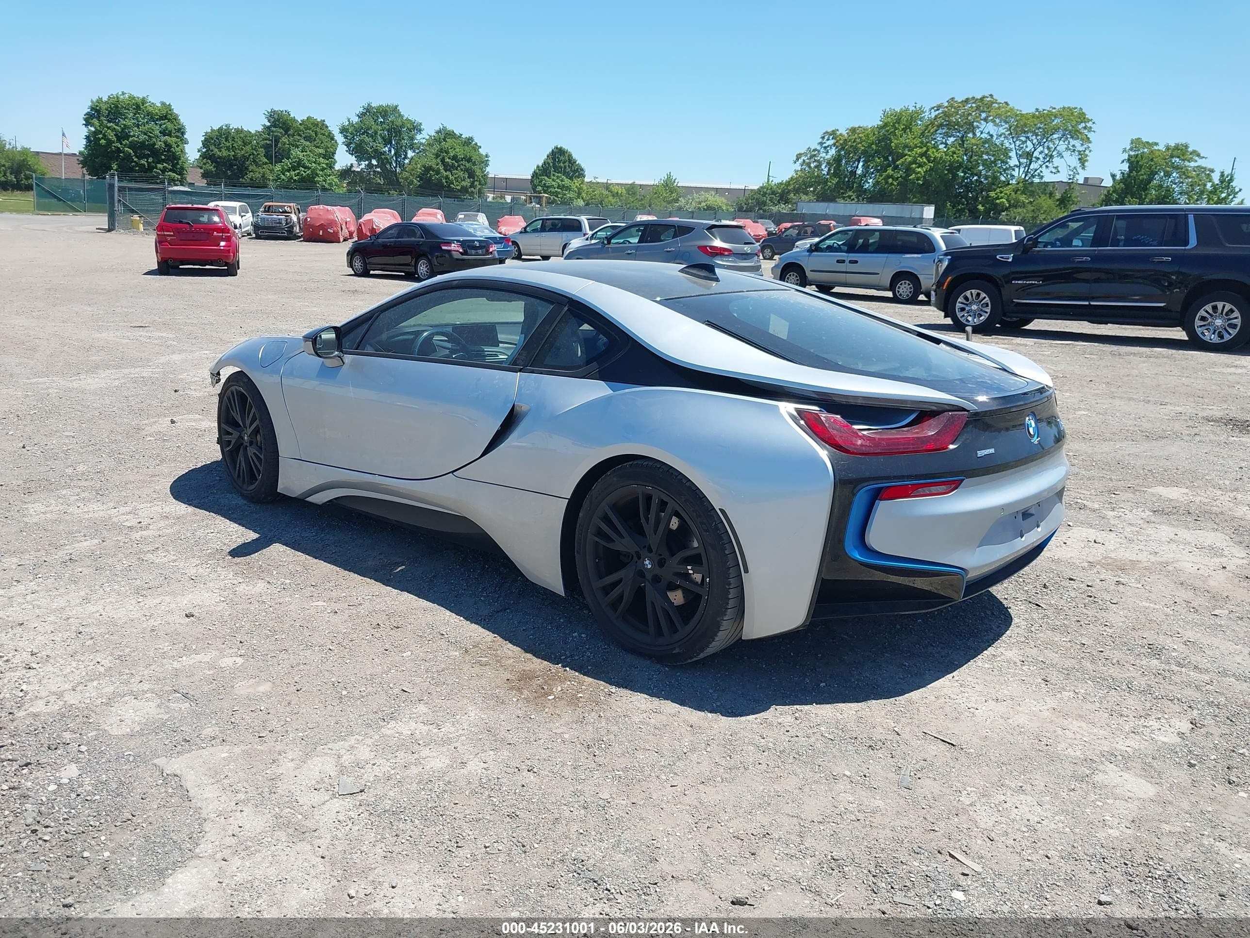 2015 Bmw I8 Silver vin: WBY2Z2C57FV391823