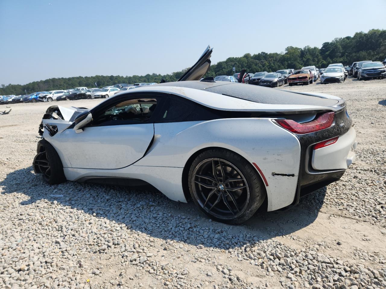 2014 Bmw I8 White vin: WBY2Z2C58EVX64088