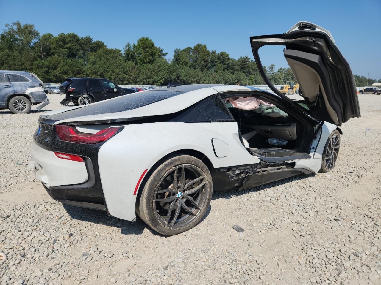 2014 Bmw I8 White vin: WBY2Z2C58EVX64088