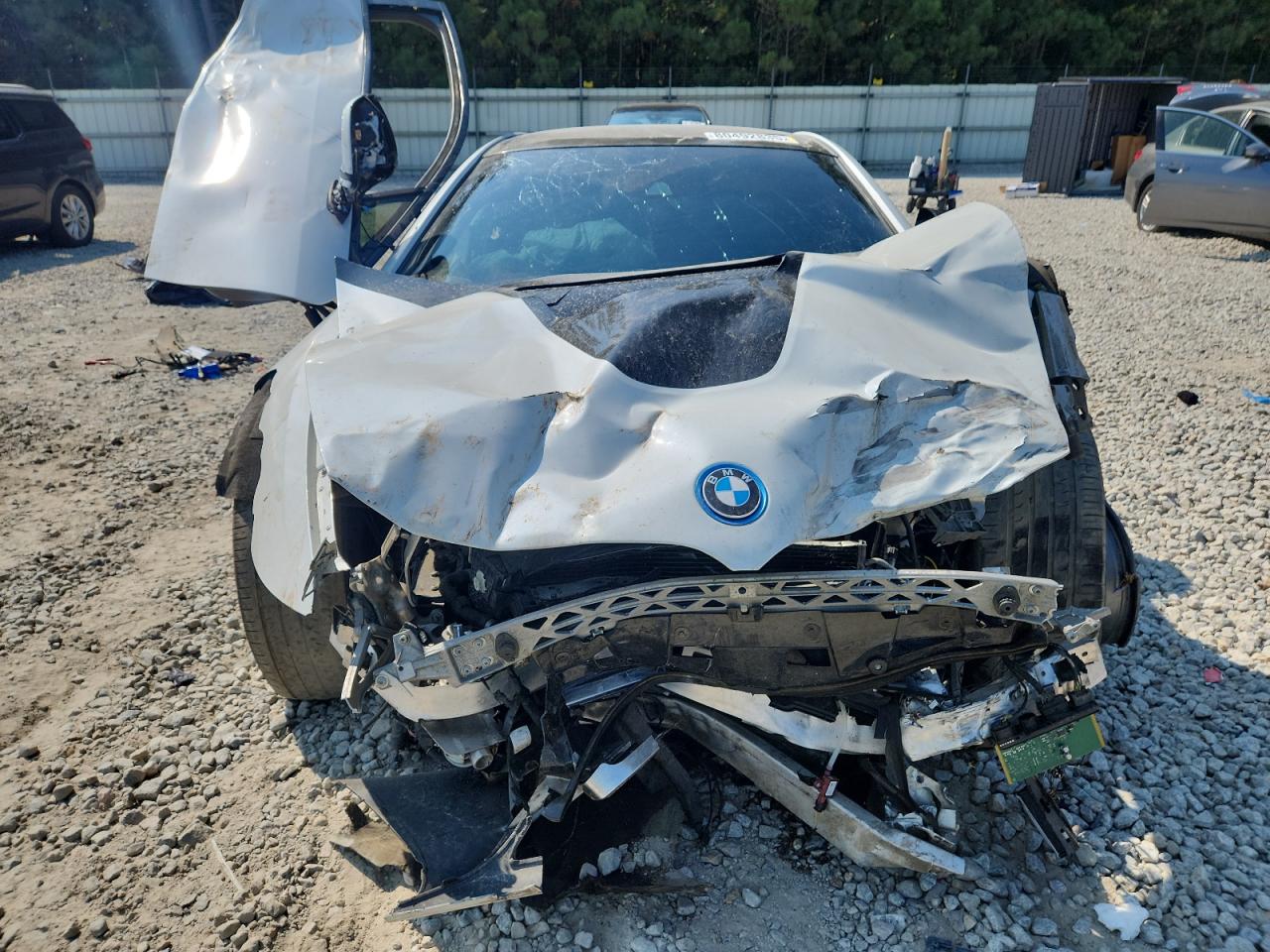 2014 Bmw I8 White vin: WBY2Z2C58EVX64088