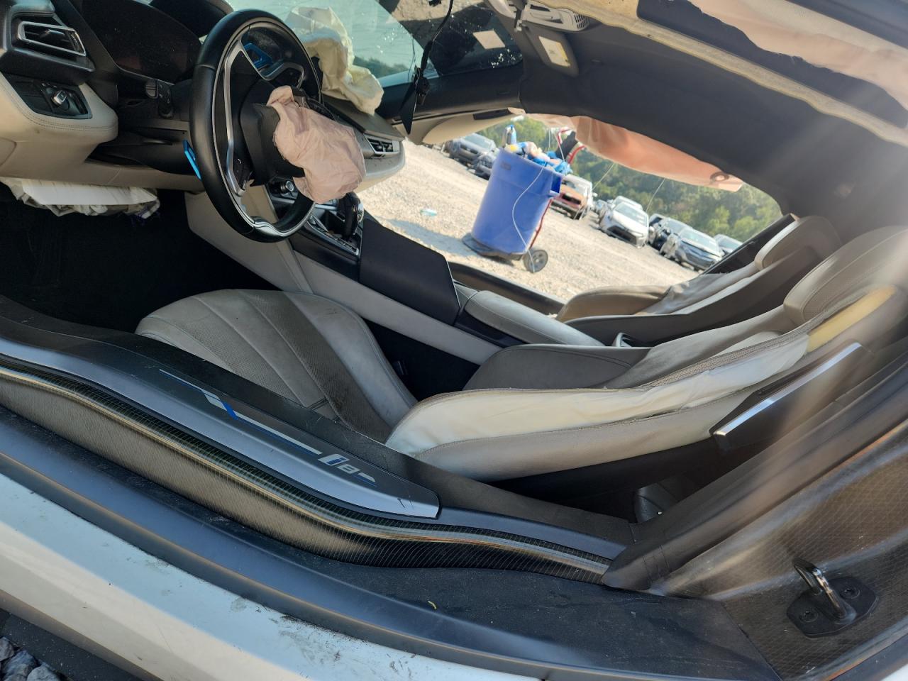 2014 Bmw I8 White vin: WBY2Z2C58EVX64088