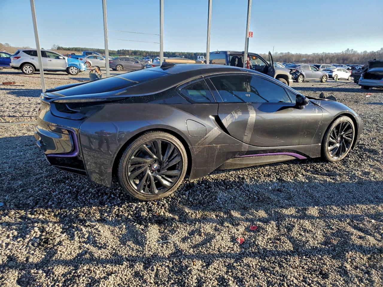 2014 Bmw I8 Black vin: WBY2Z2C58EVX64740