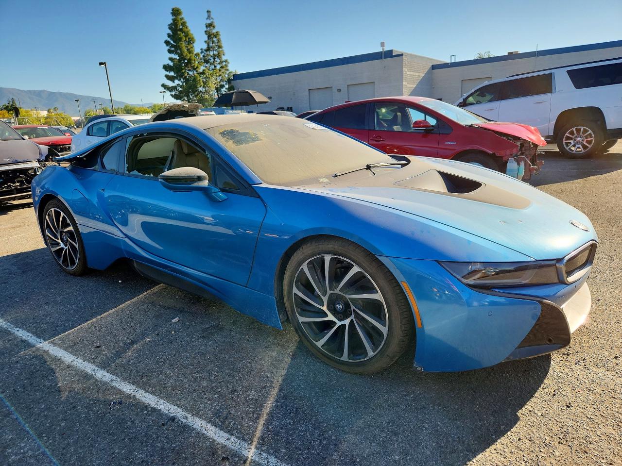 2014 Bmw I8 Blue vin: WBY2Z2C59EVX64889