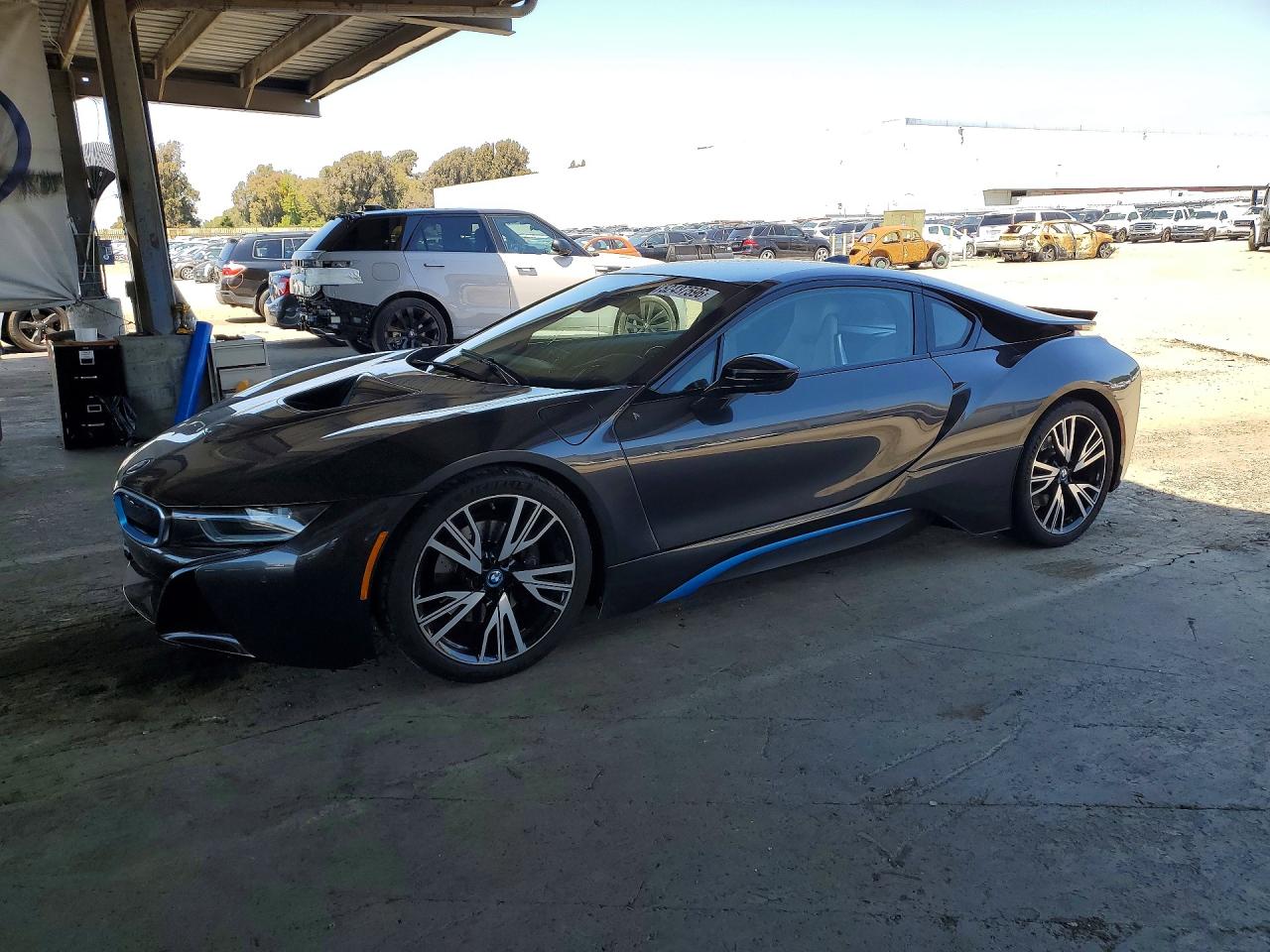 2014 Bmw I8 Gray vin: WBY2Z2C5XEVX64576