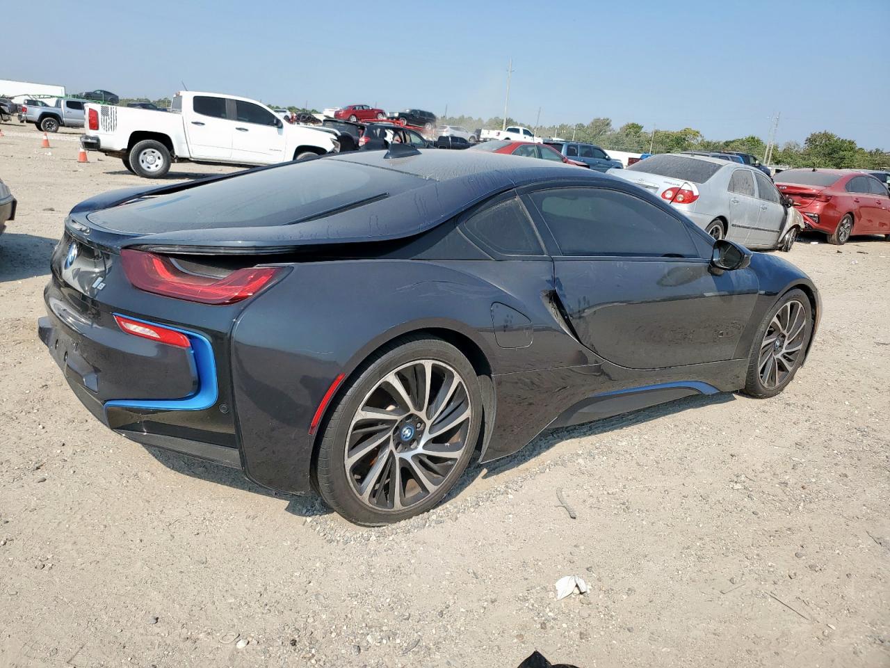 2015 Bmw I8 Black vin: WBY2Z2C5XFV391699