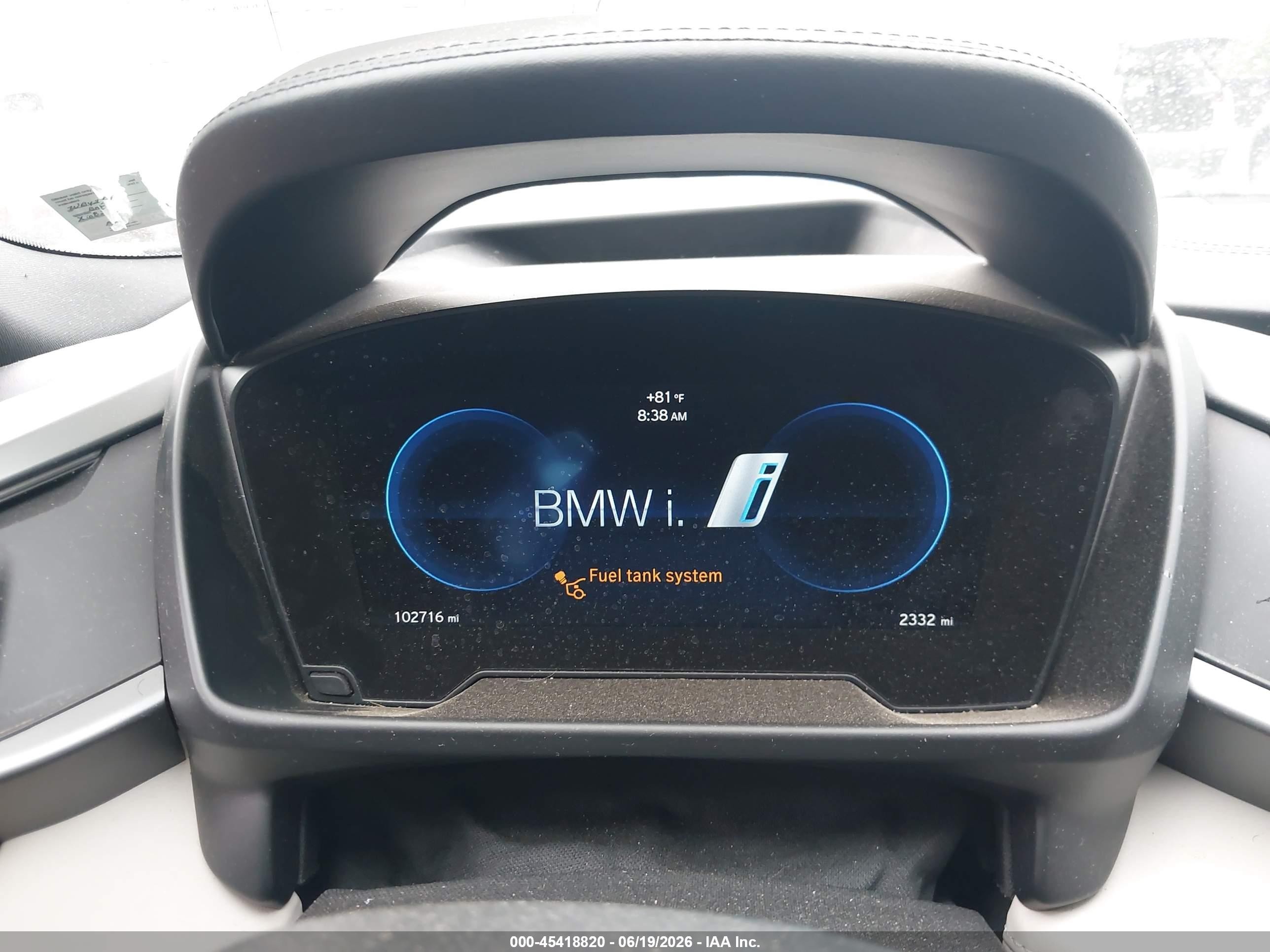 2015 Bmw I8   White vin: WBY2Z2C5XFV674202