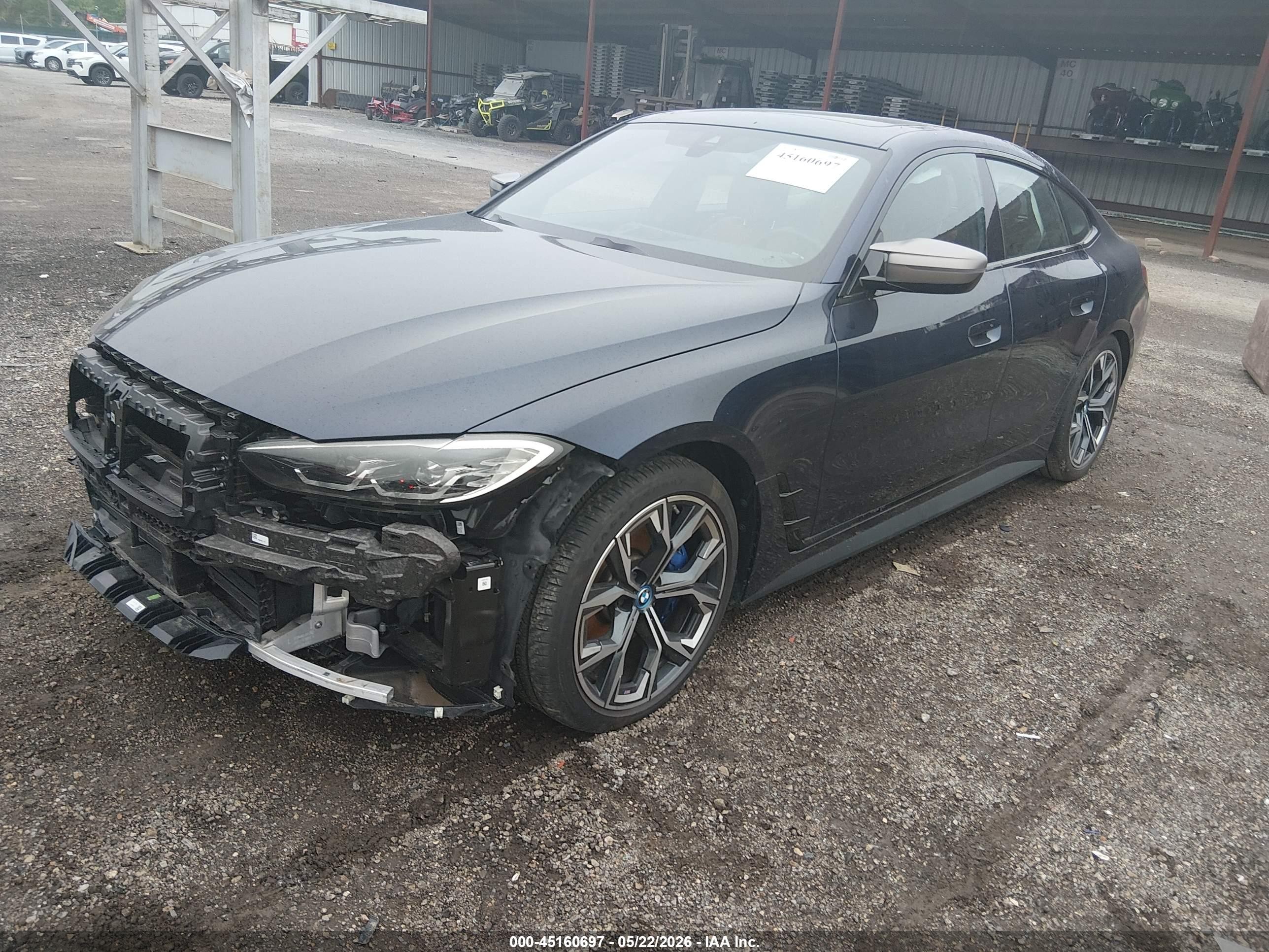 2024 Bmw I4 Gran Coupe M50 Синий vin: WBY33AW02RFT06174