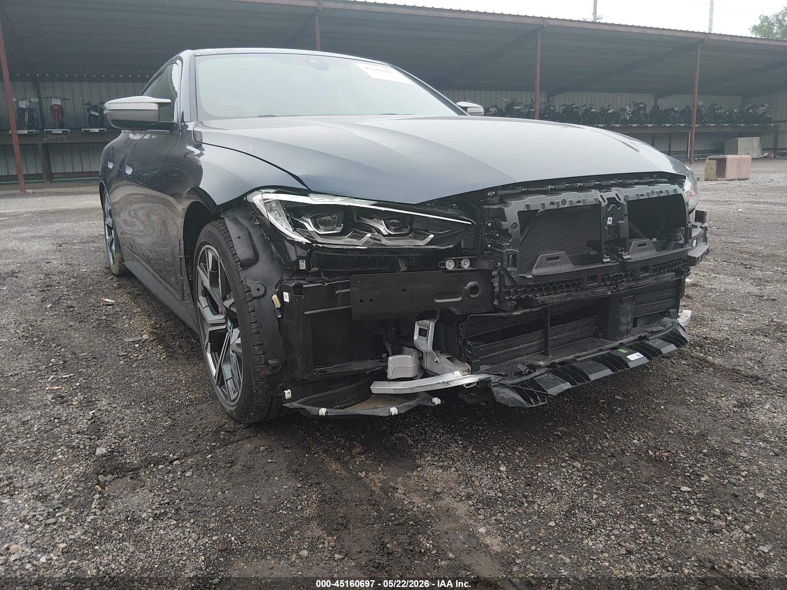 2024 Bmw I4 Gran Coupe M50 Синий vin: WBY33AW02RFT06174