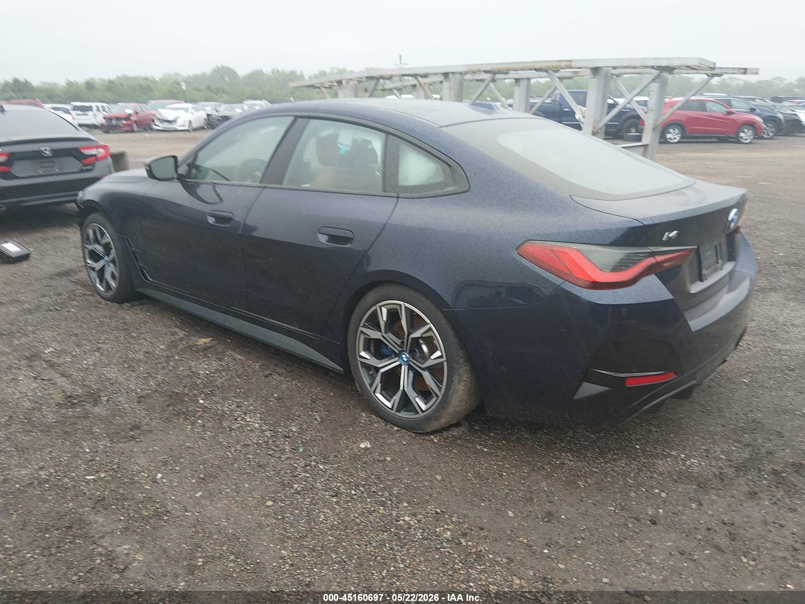 2024 Bmw I4 Gran Coupe M50 Синий vin: WBY33AW02RFT06174