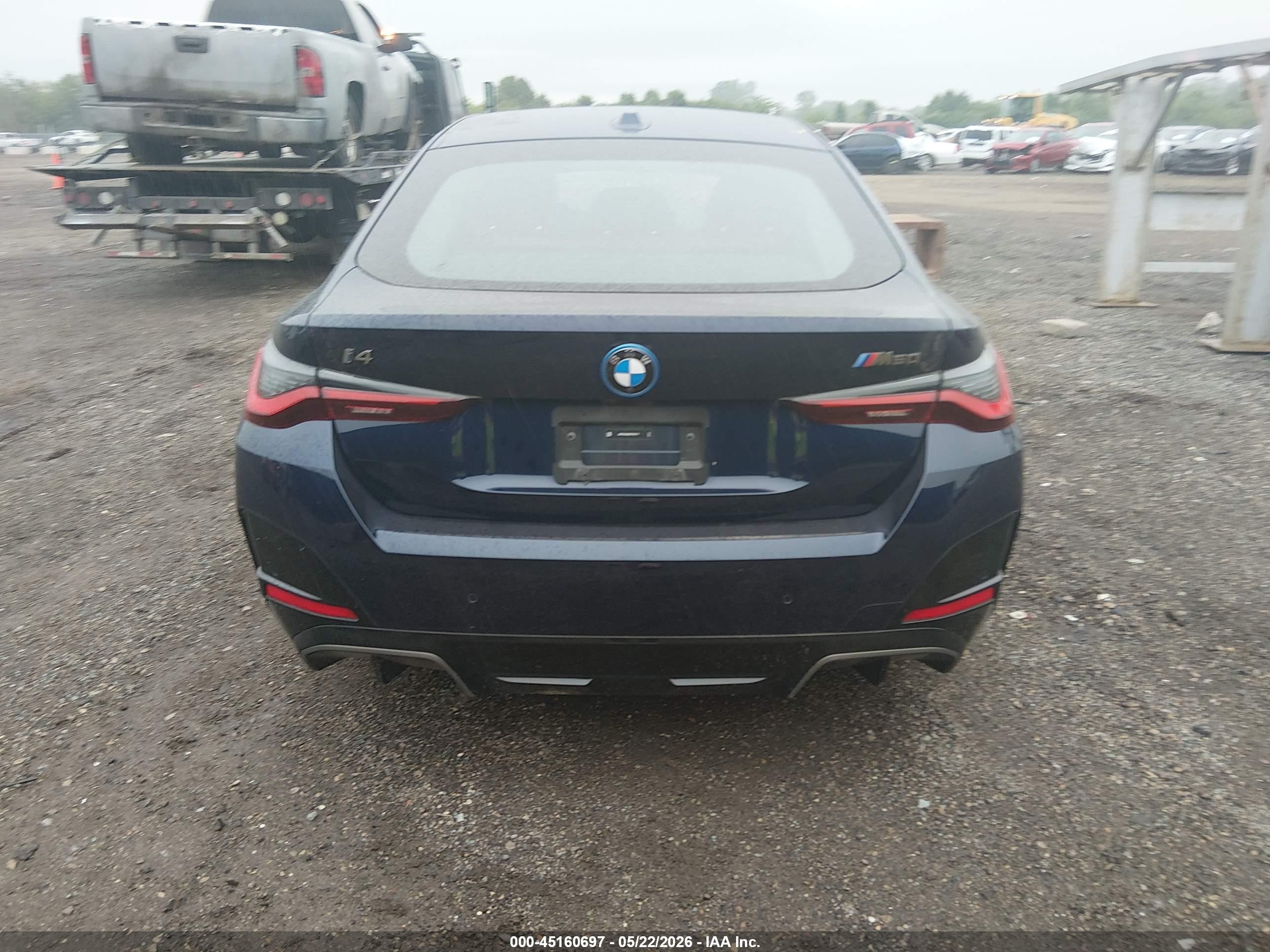 2024 Bmw I4 Gran Coupe M50 Синий vin: WBY33AW02RFT06174