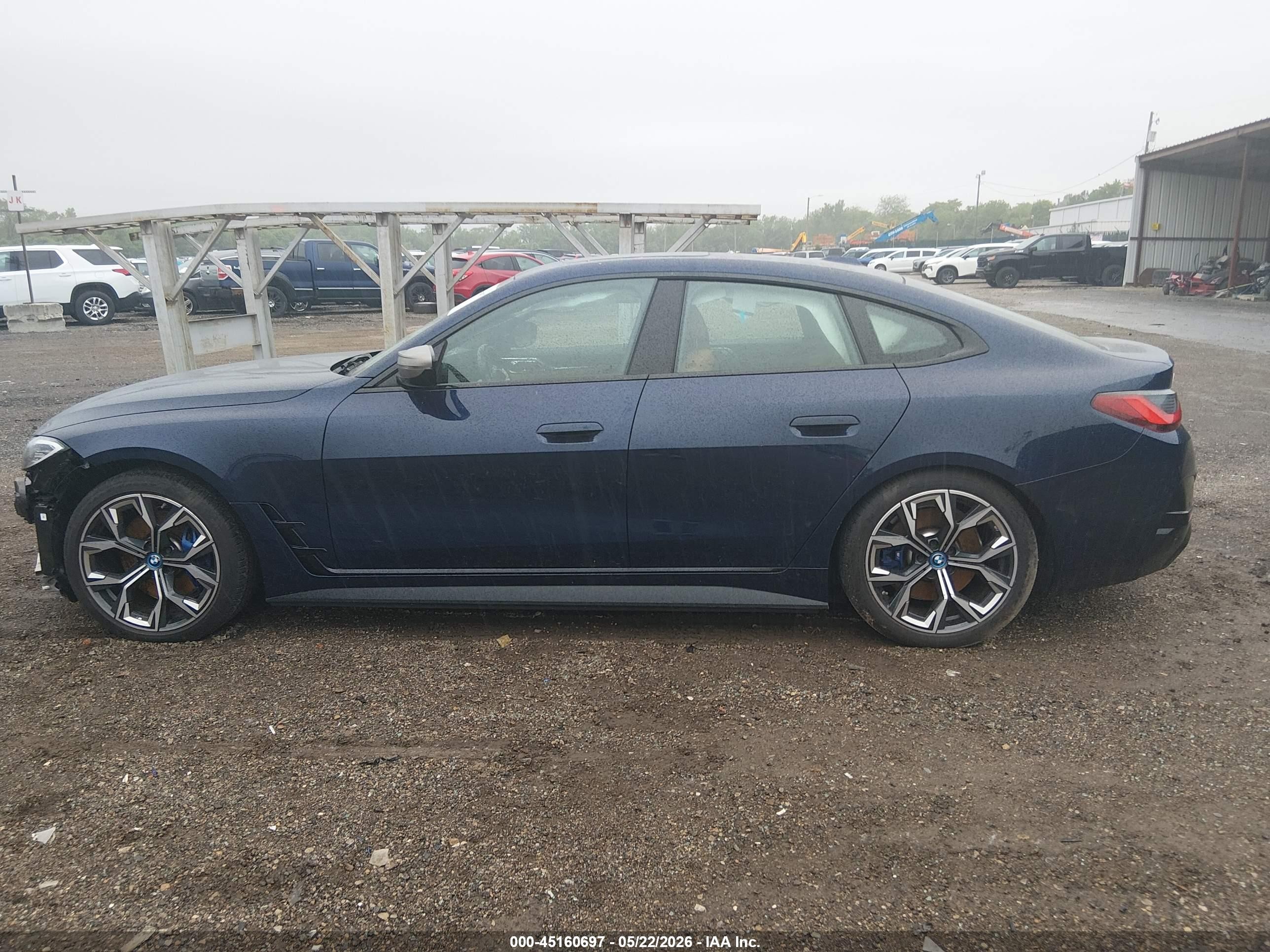 2024 Bmw I4 Gran Coupe M50 Синий vin: WBY33AW02RFT06174