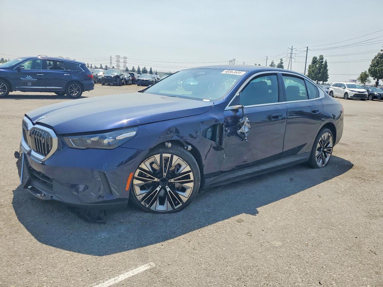 2024 Bmw I5 Edrive 40 Blue vin: WBY33FK06RCR56582