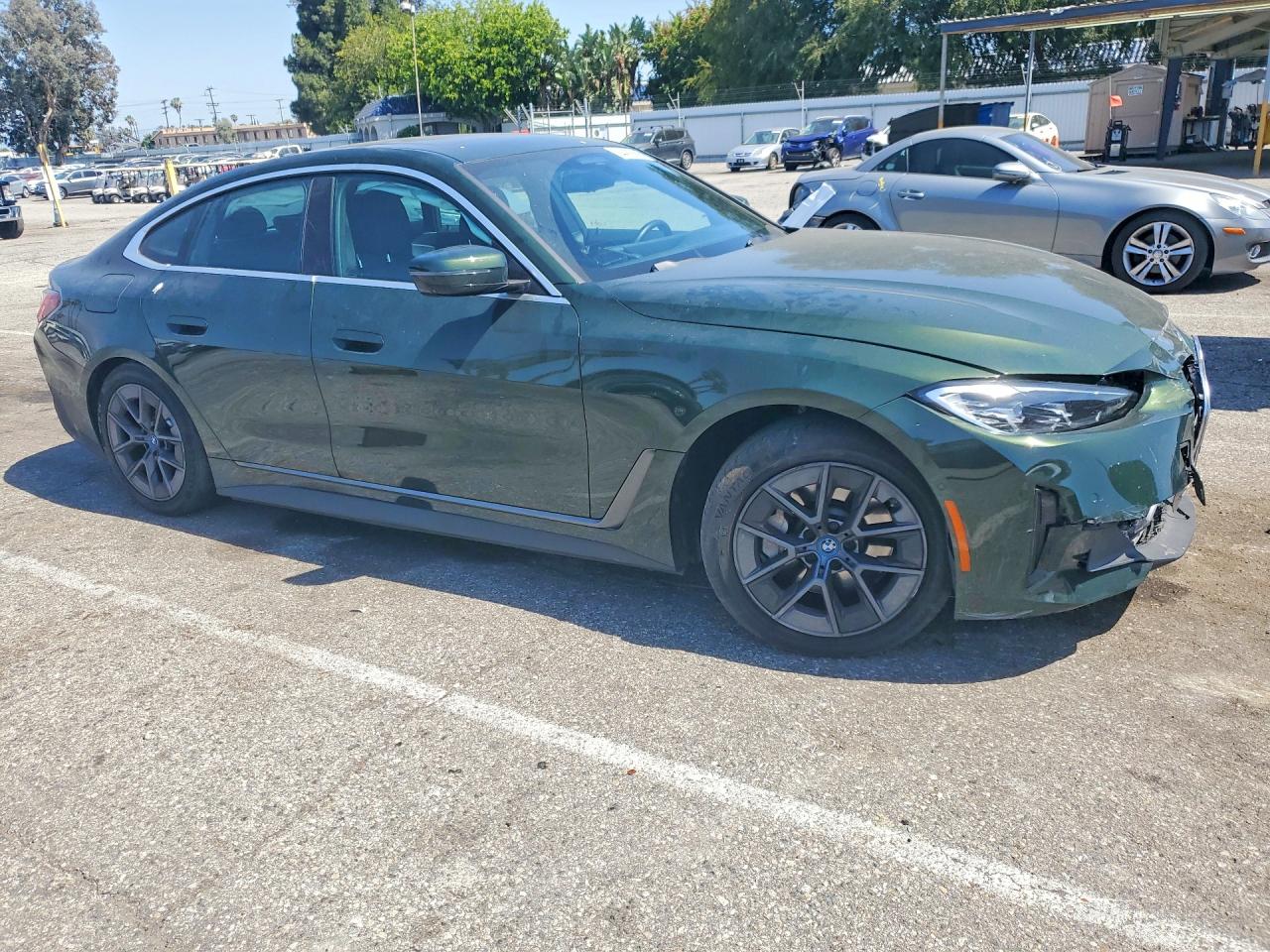 2024 Bmw I4 Edrive 35 Green vin: WBY43AW04RFT39696